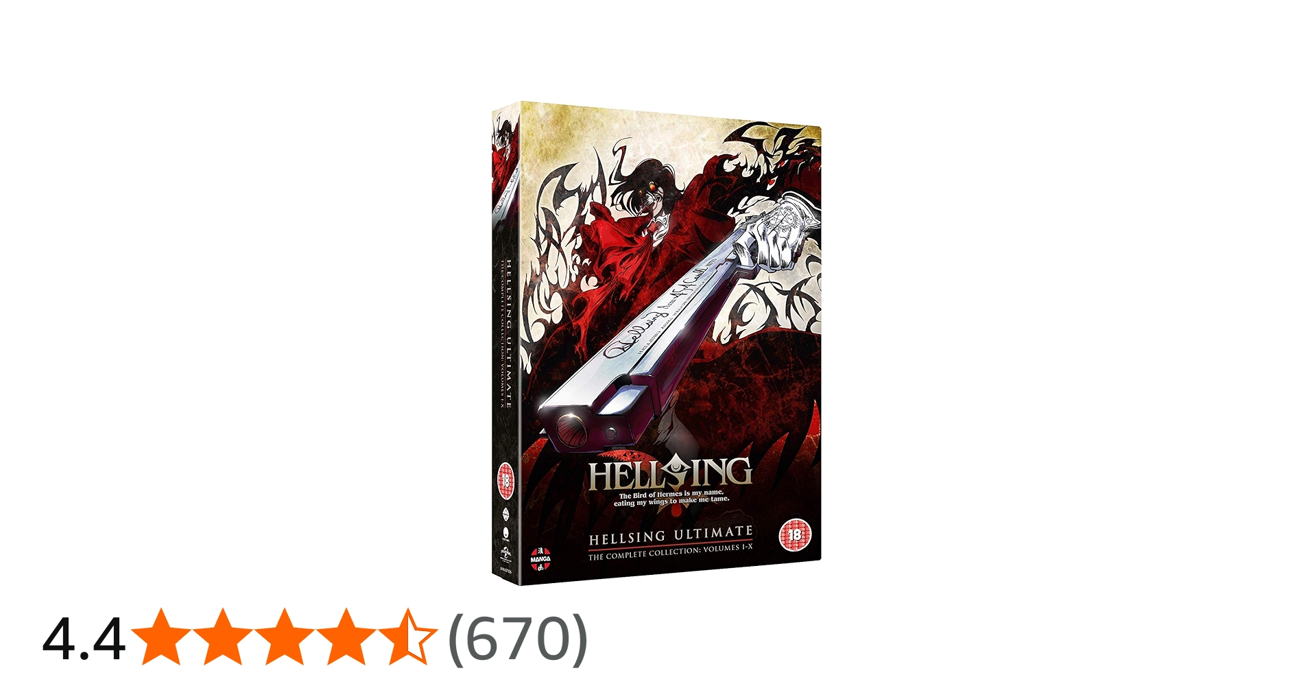 Amazon.co.jp: HELLSING OVA コンプリート DVD-BOX (全10話, 490分