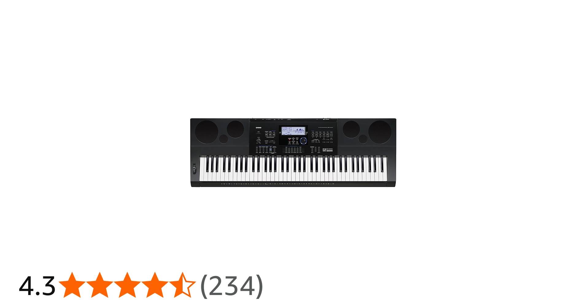 Amazon.co.jp: CASIO(カシオ) 76鍵盤 電子キーボード WK-6600