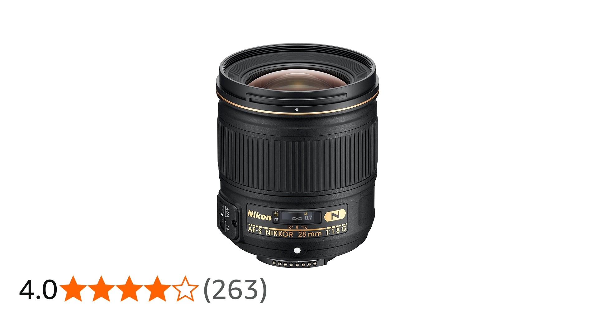 Amazon.co.jp: Nikon 単焦点レンズ AF-S NIKKOR 28mm f/1.8G フル