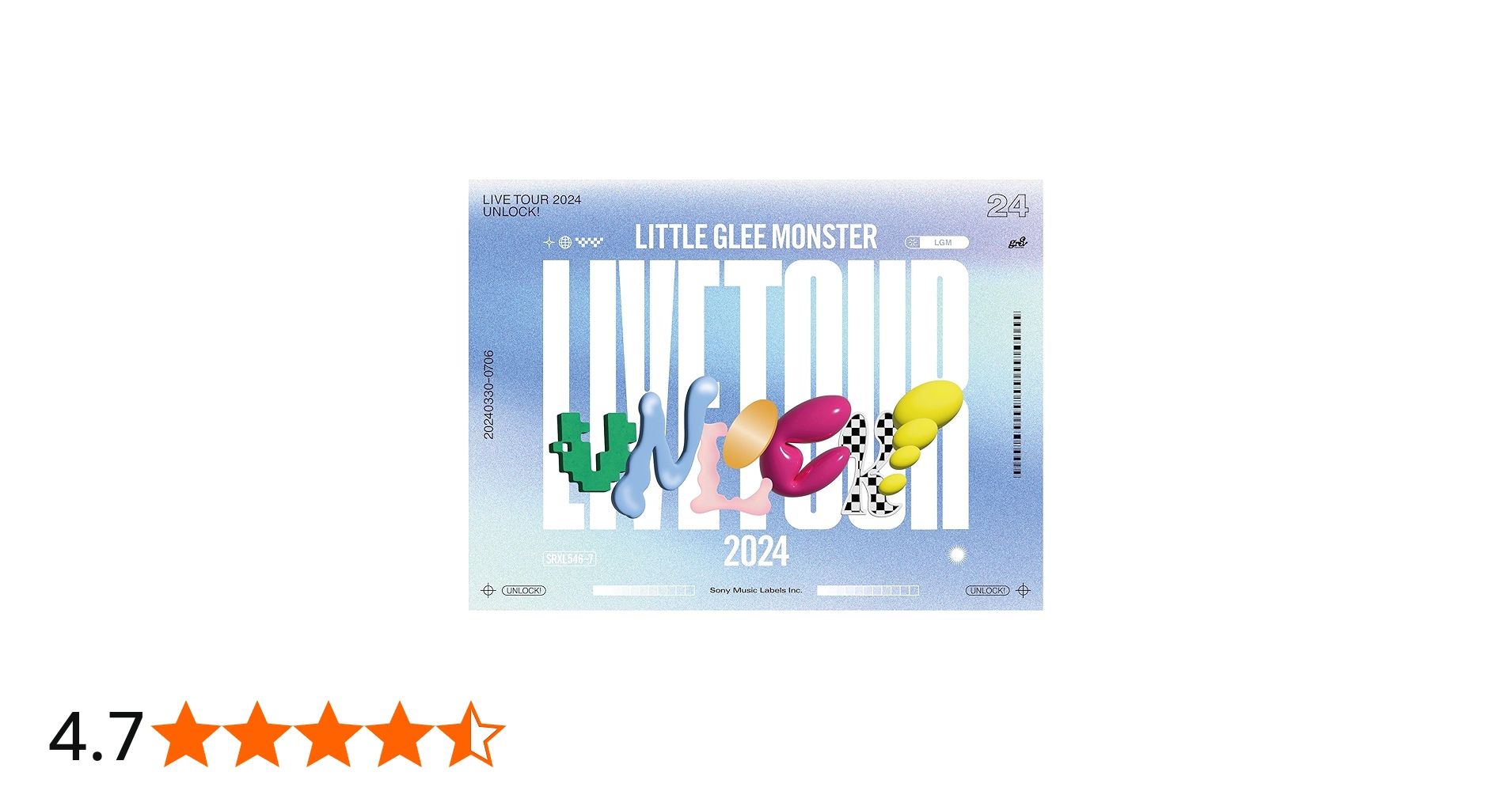 Amazon.co.jp: Little Glee Monster Live Tour 2024 “UNLOCK!