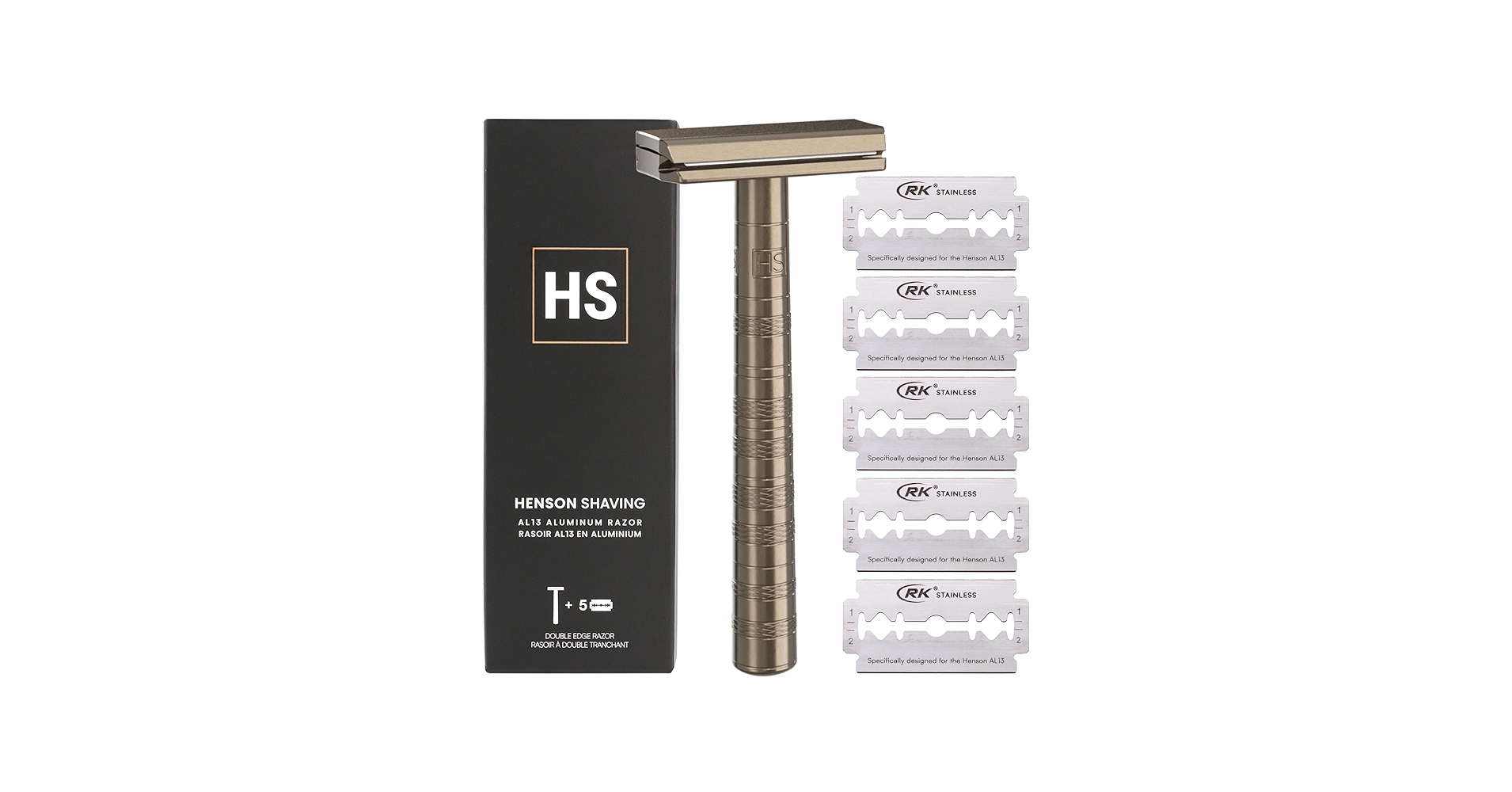 Amazon.com: Henson Shaving Razor - Tan Double Edge Safety Razor