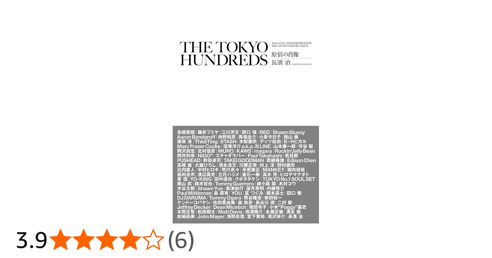 THE TOKYO HUNDREDS 原宿の肖像 Directed by NEIGHBORHOOD 20th