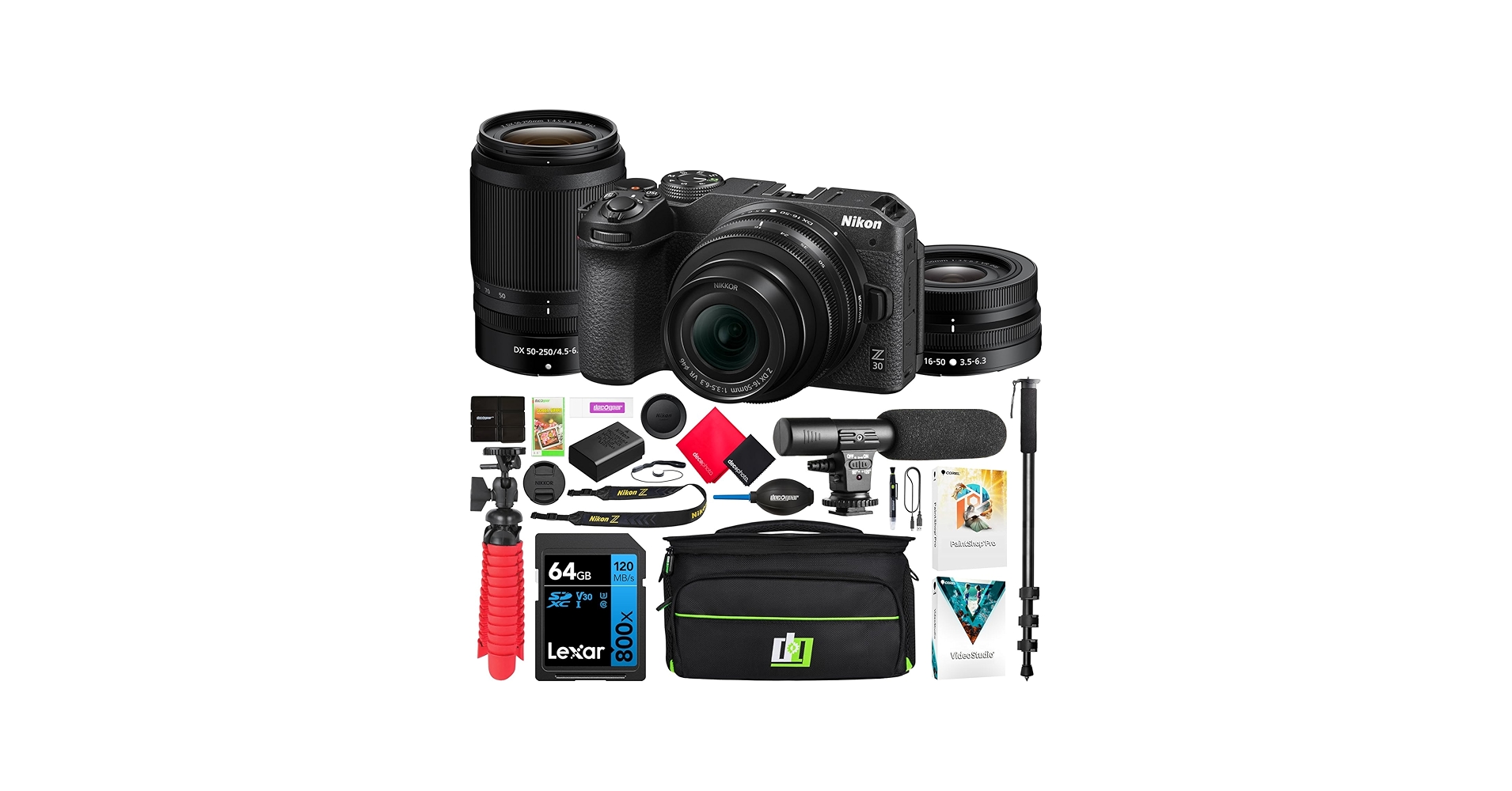 遊戯王バンダイ版 専門者 Nikon Z 30 DX 18-50 Kit 遊戯王バンダイ版