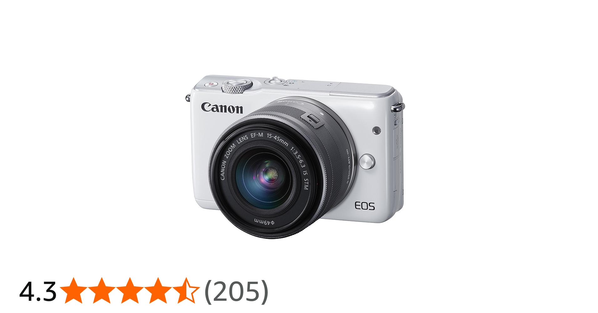 Amazon.co.jp: Canon Mirrorless Digital Camera EOS M10, White, With