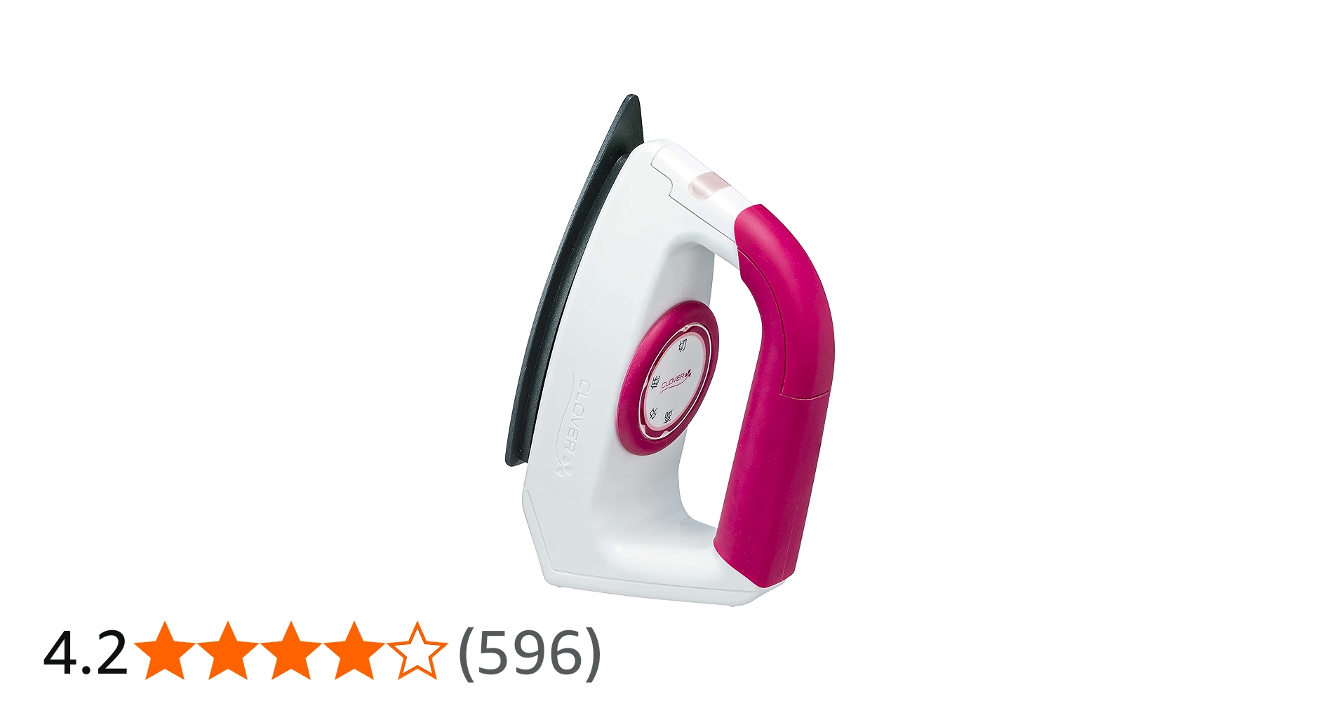 Amazon.co.jp: Clover パッチワーク アイロン 57-904 温度調節 白 : ホビー