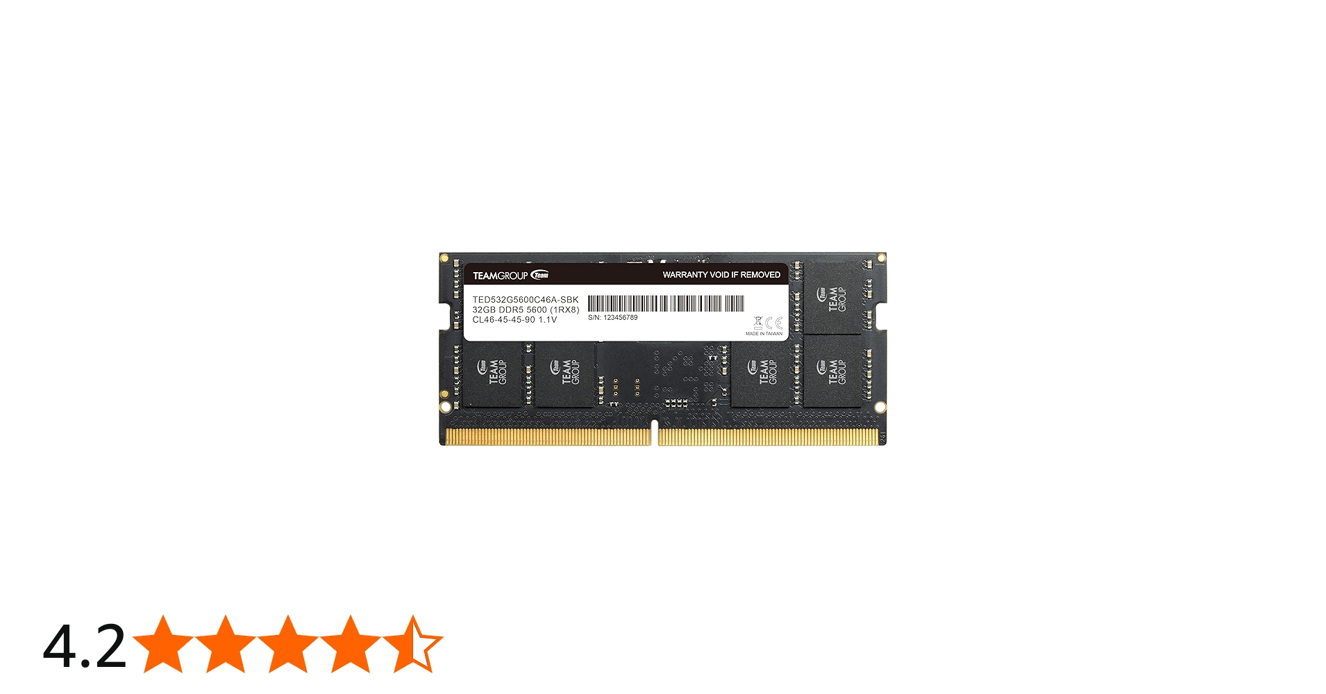 Amazon.co.jp: TEAMGROUP Elite SODIMM DDR5 32GB 5600Mhz (PC5-44800
