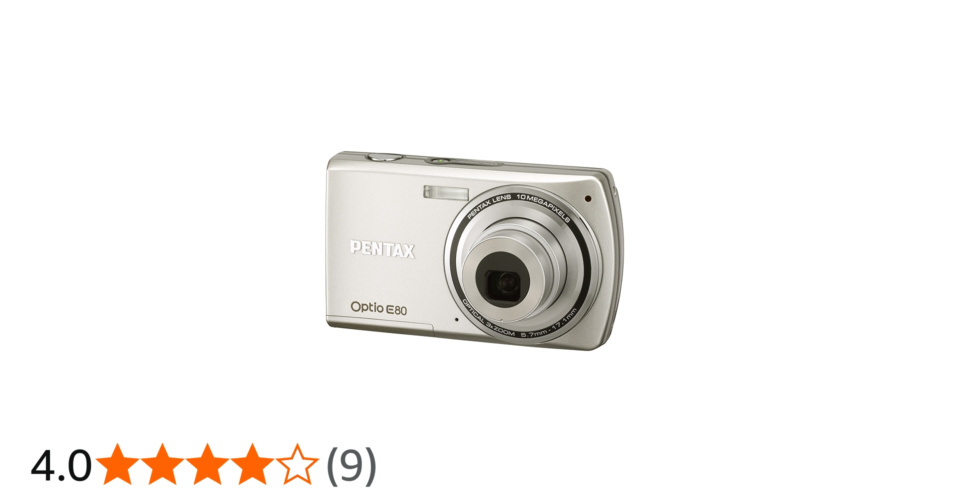 Amazon | PENTAX デジタルカメラ Optio E80 1000万画素 光学3倍ズーム