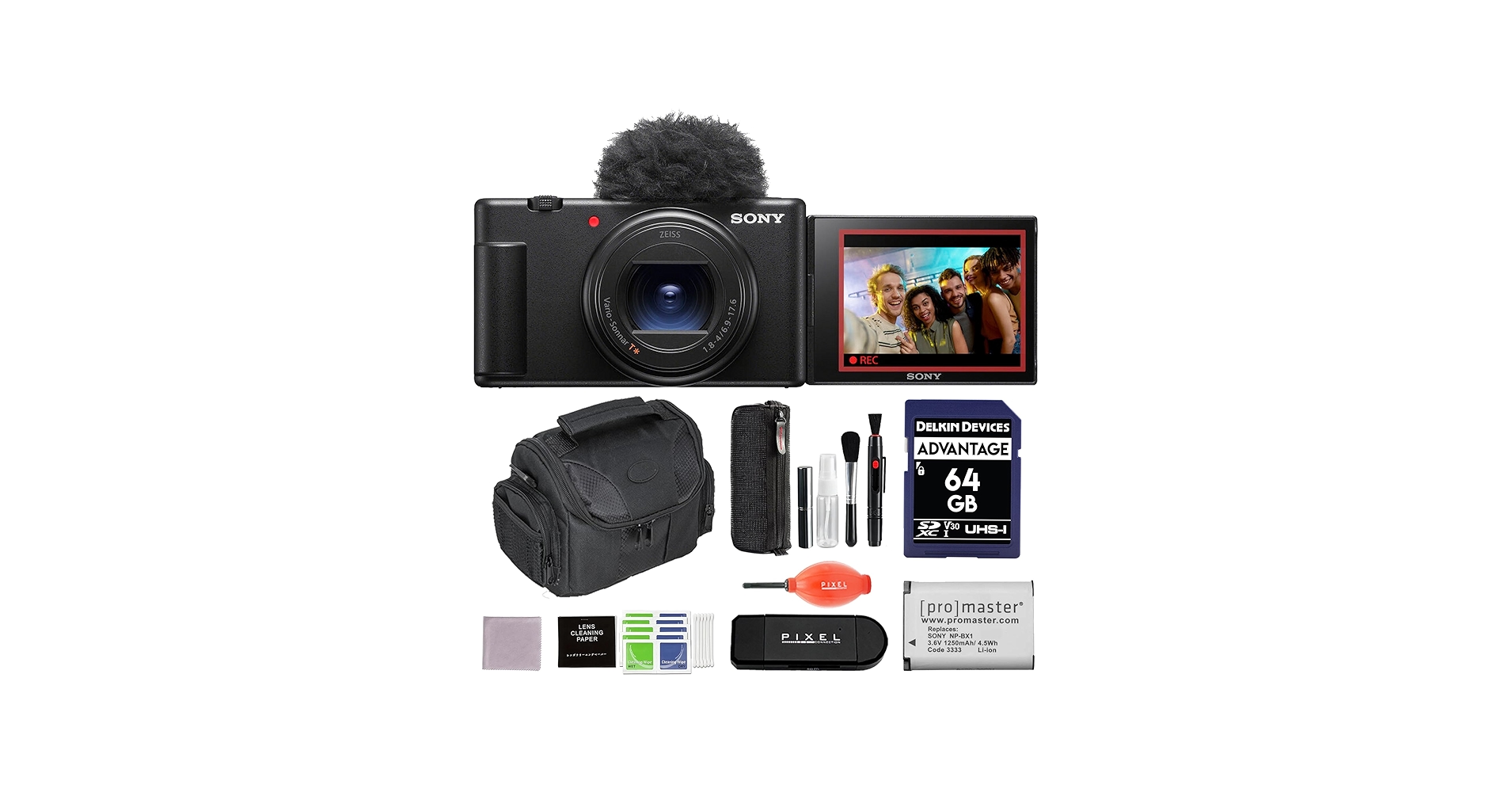 Amazon.com : Sony ZV-1 II Vlog Camera Bundle for Content Creators