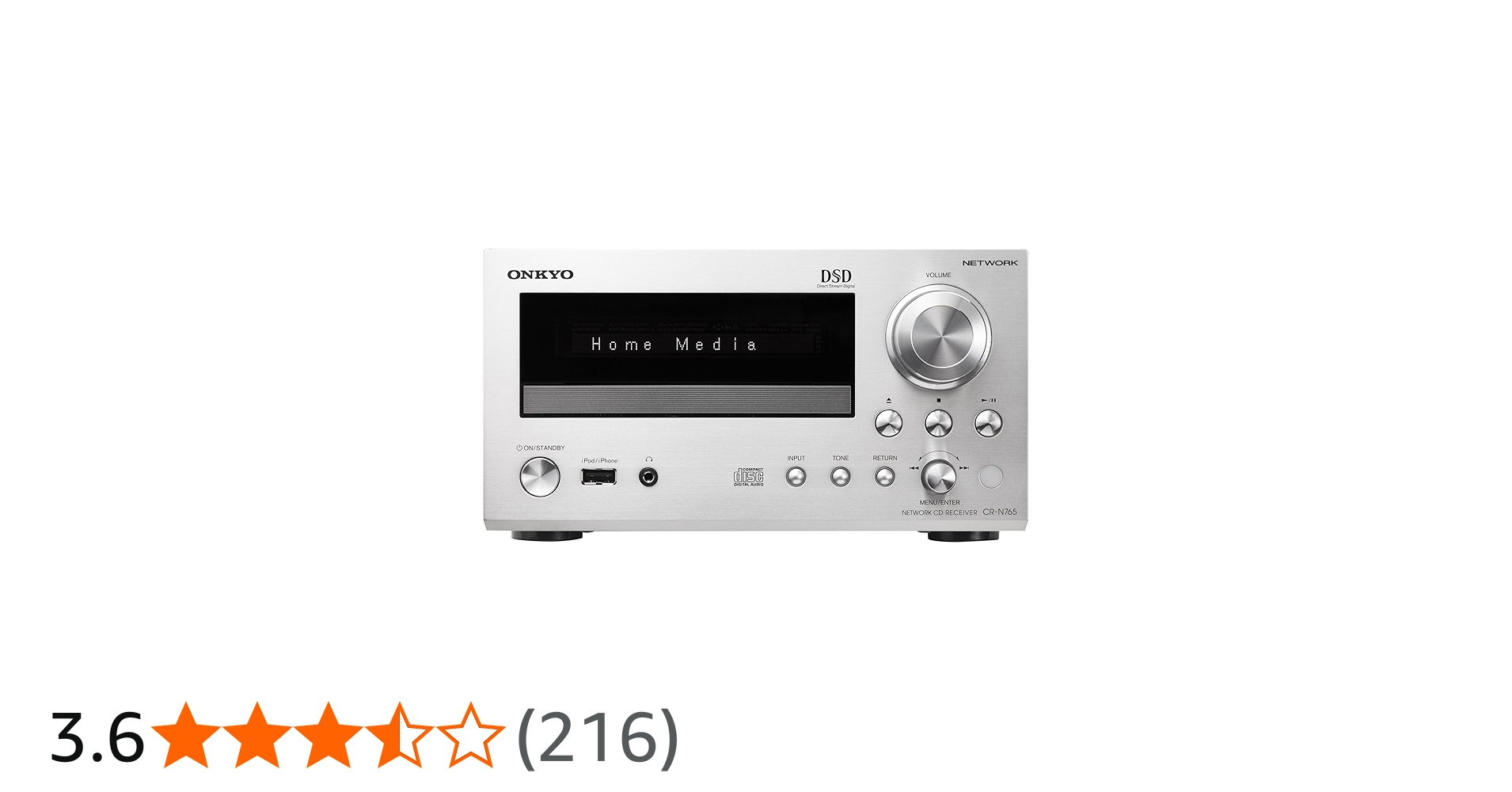 Amazon.co.jp: ONKYO ネットワークCDレシーバー シルバー CR-N765(S