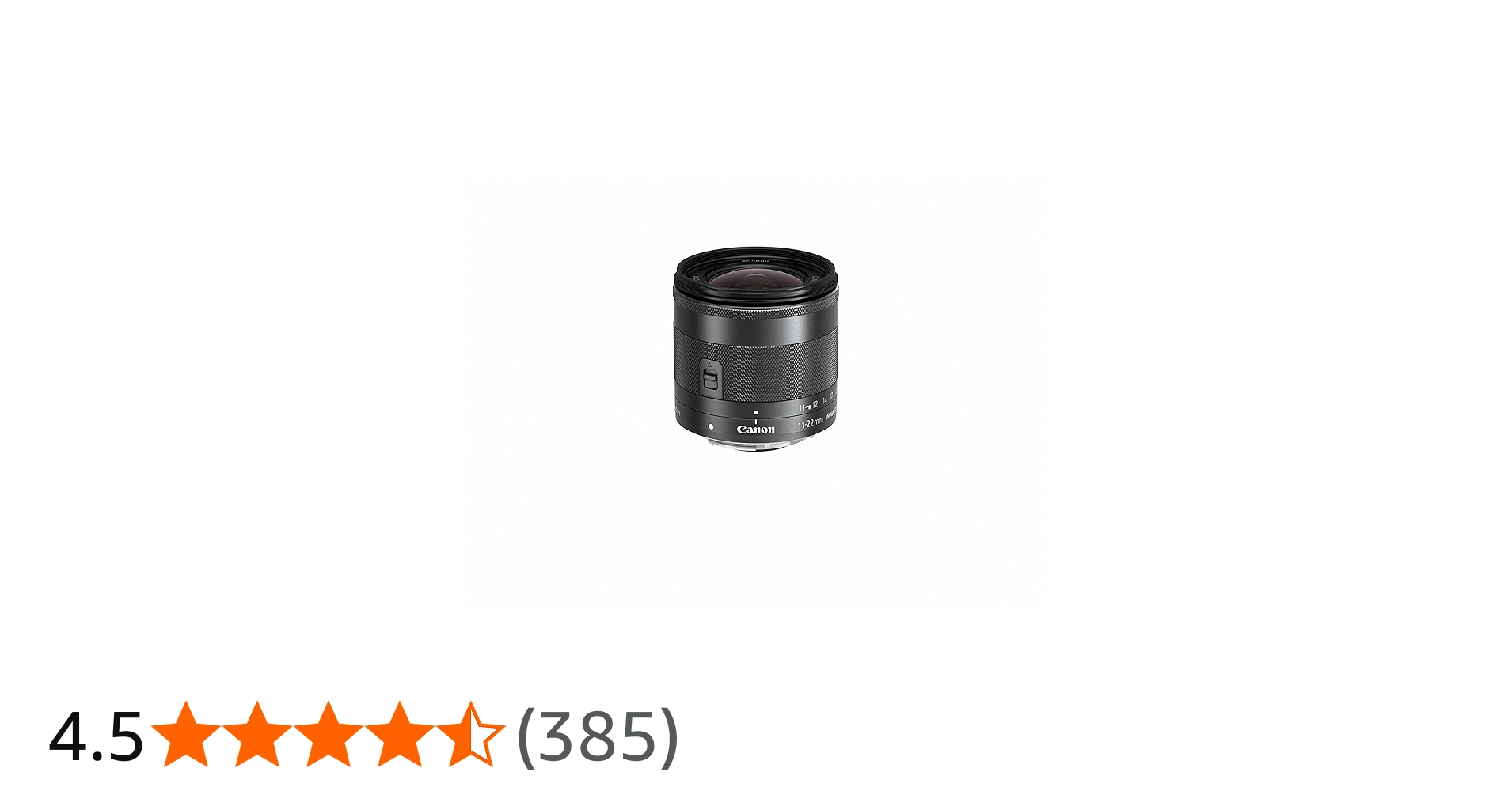 Amazon.co.jp: Canon EF-M 11-22mm f/4-5.6 STMレンズ ブラック