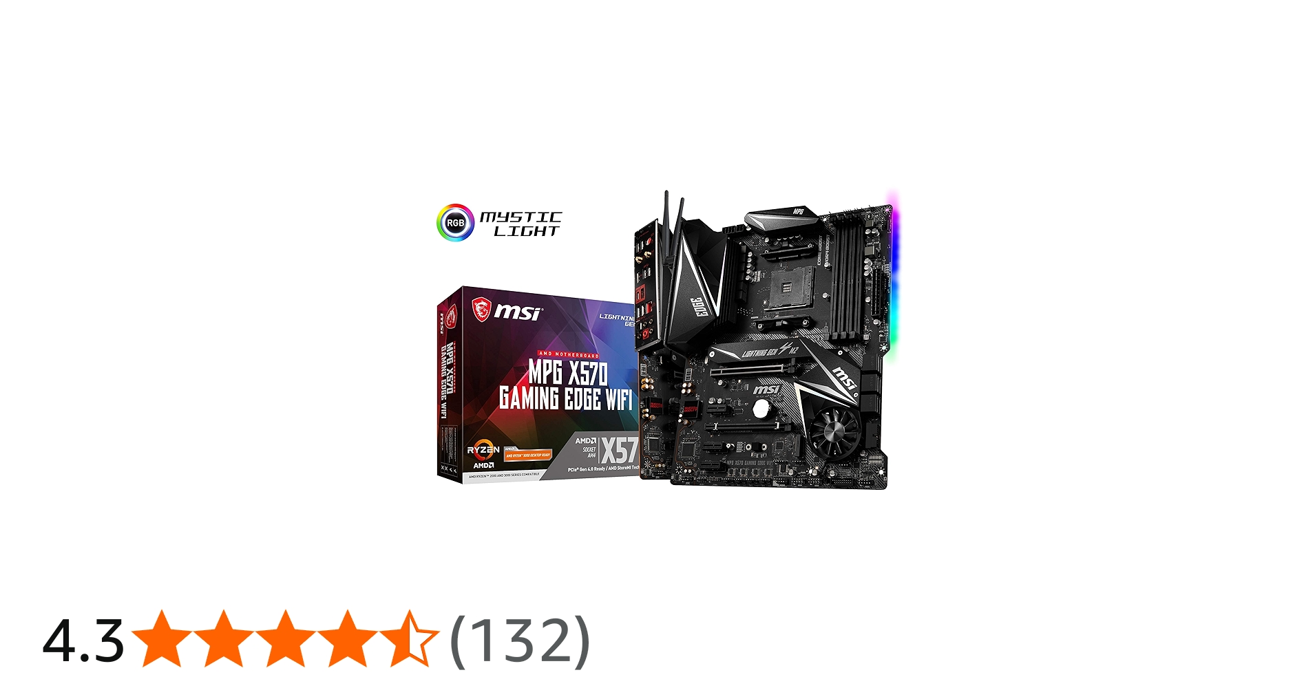 Amazon | MSI MPG X570 GAMING EDGE WI-FI ATX マザーボード [AMD X570