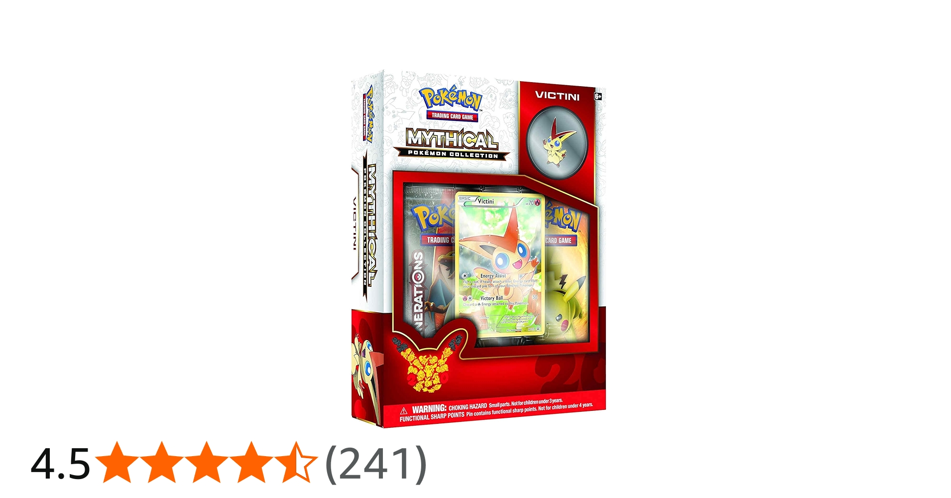 Amazon.co.jp: Pokemon Victini Mythical Collection : おもちゃ