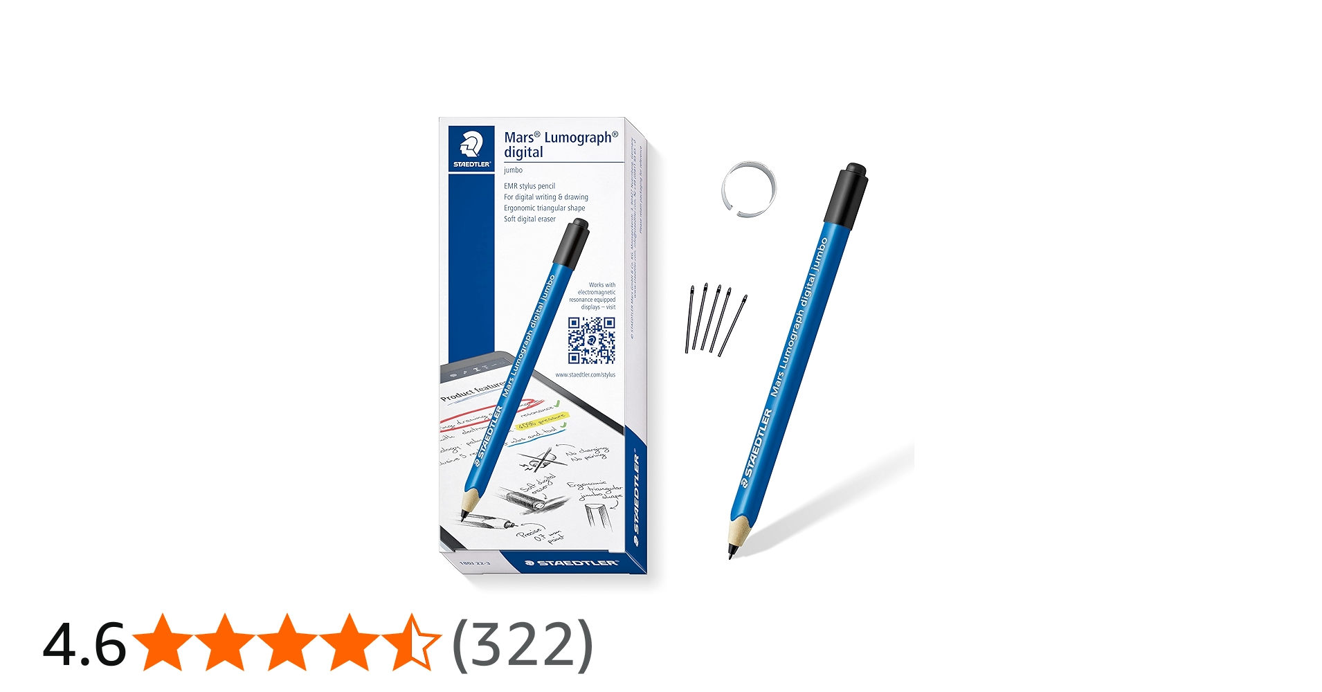 Amazon.co.jp: Staedtler Mars Digital Jumbo 180J 22nd EMR Stylus