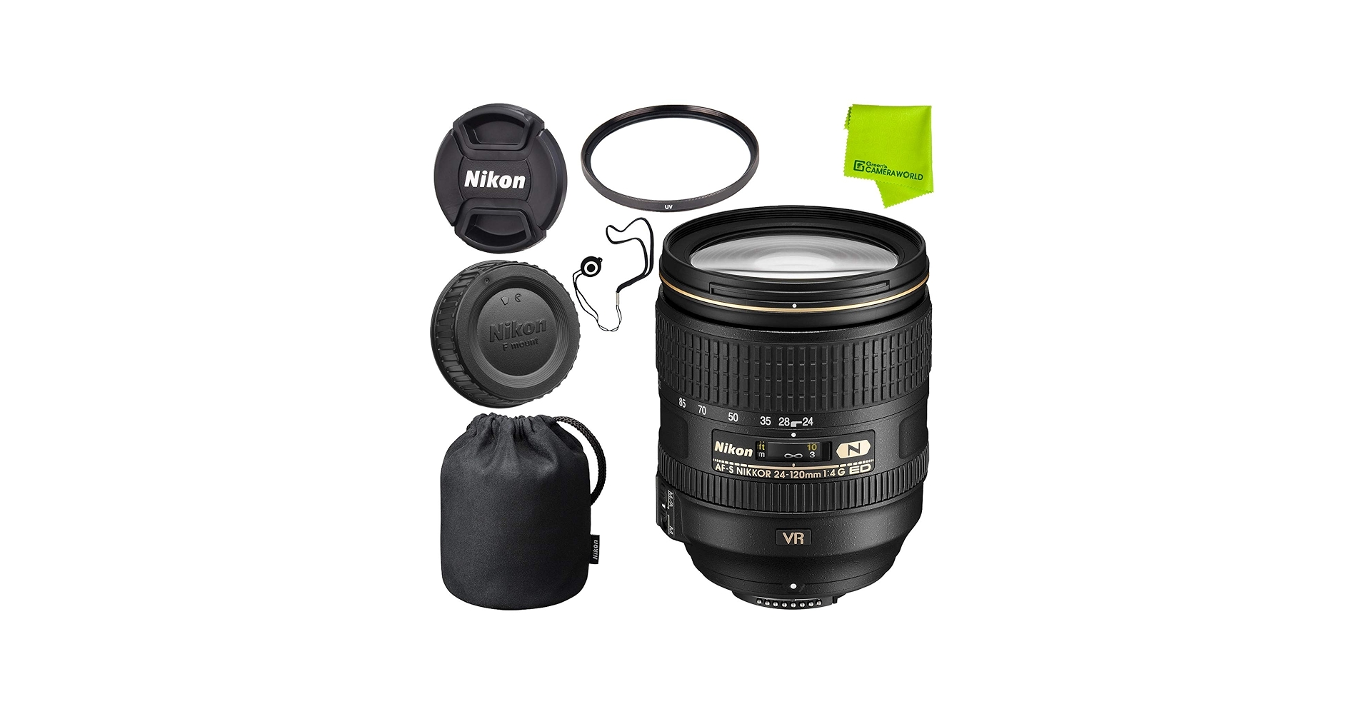 Amazon.com : Nikon AF-S NIKKOR 24-120mm f/4G ED VR Lens Base