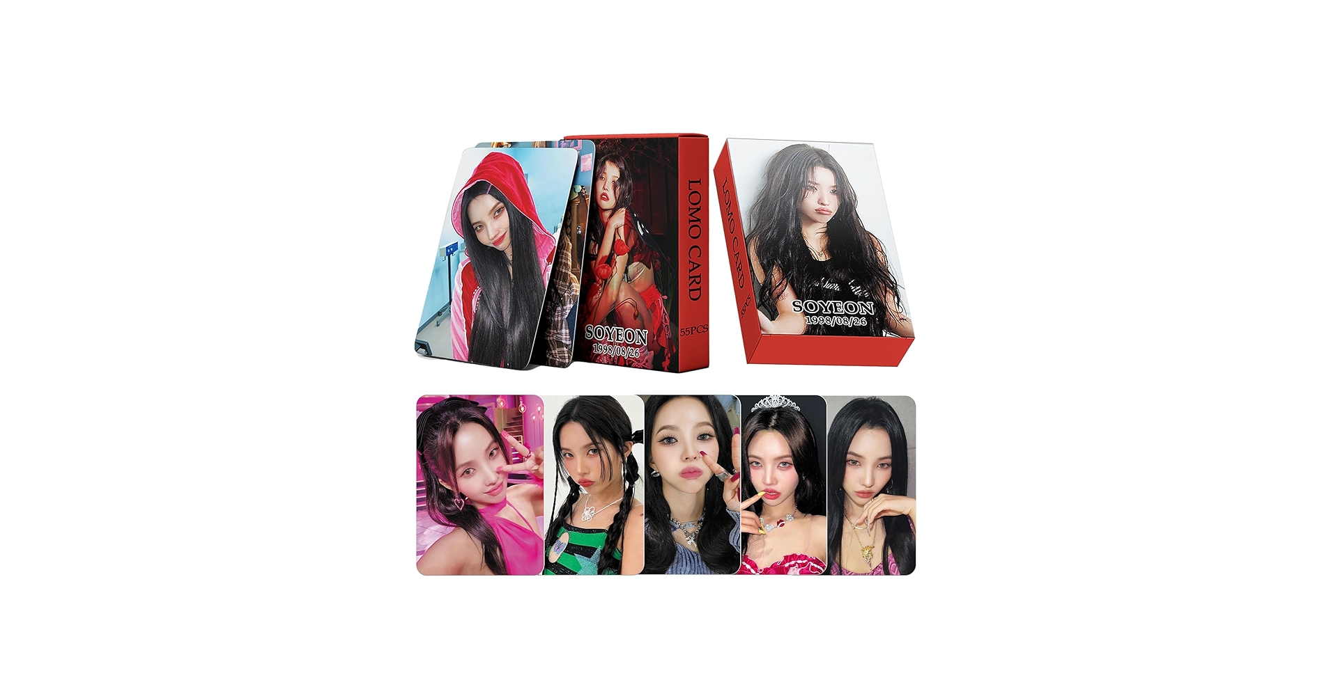 Amazon.co.jp: PYAJUU Soyeon フォトカード 55枚 (G) I-DLE Soyeon