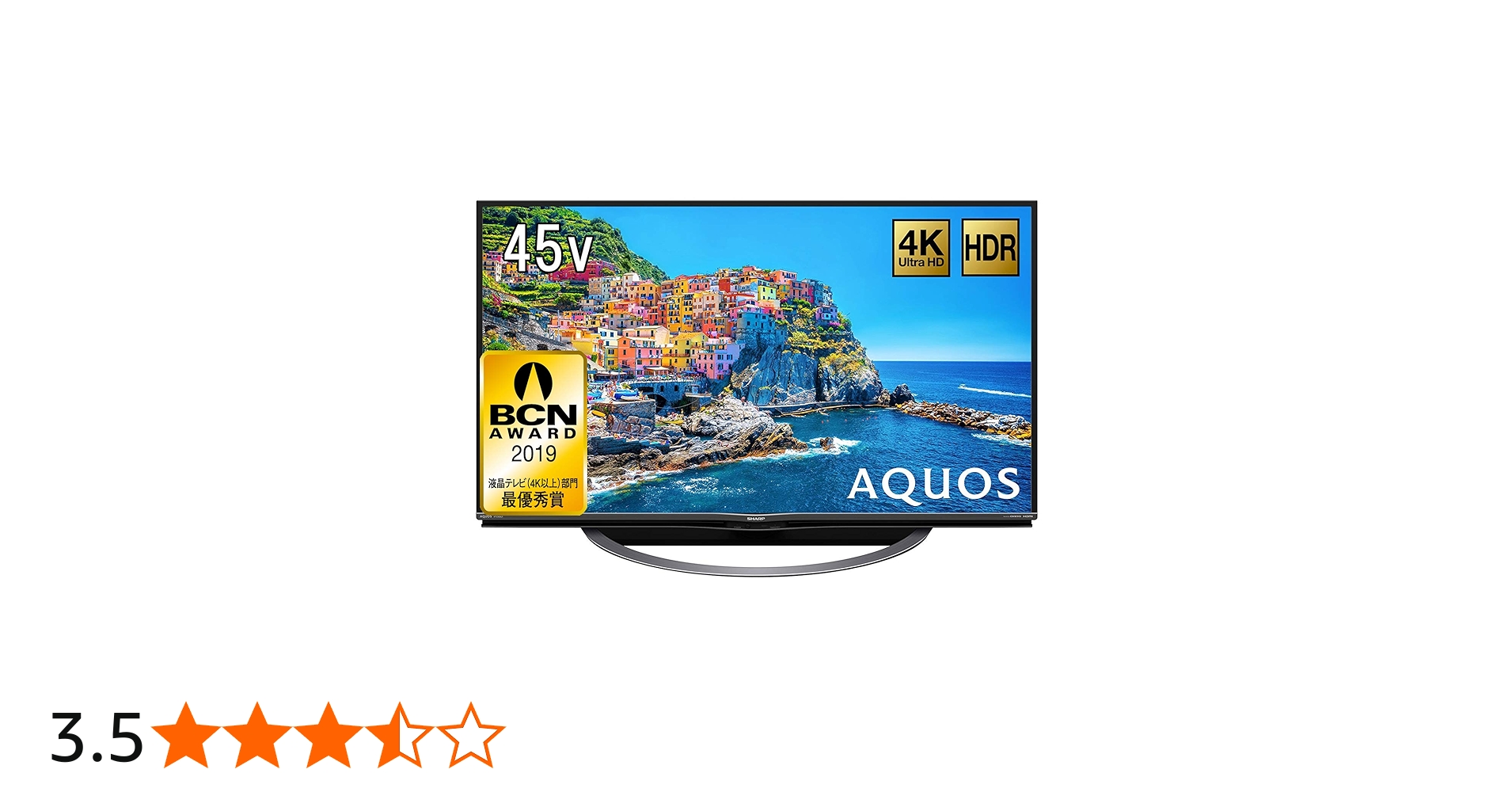 Amazon | シャープ 45V型 液晶 テレビ AQUOS 4T-C45AJ1 4K Android TV