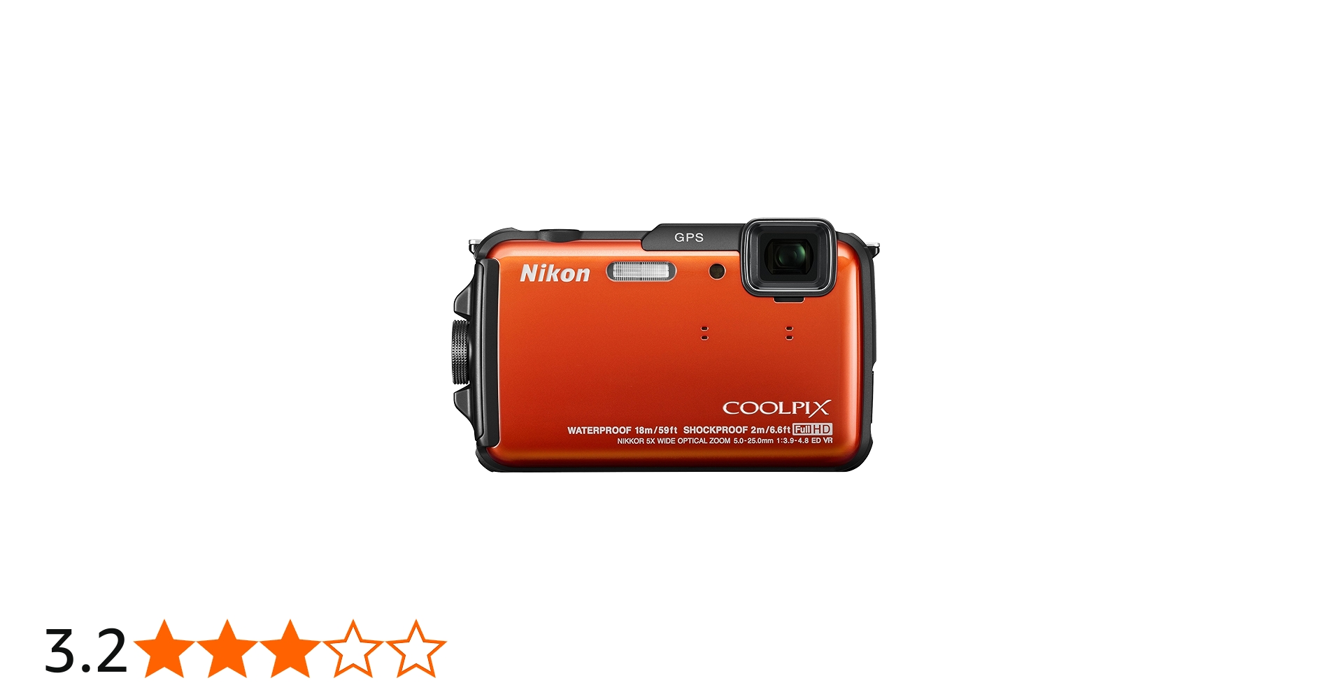 Amazon | Nikon デジタルカメラ COOLPIX AW110 防水18m 耐衝撃2m