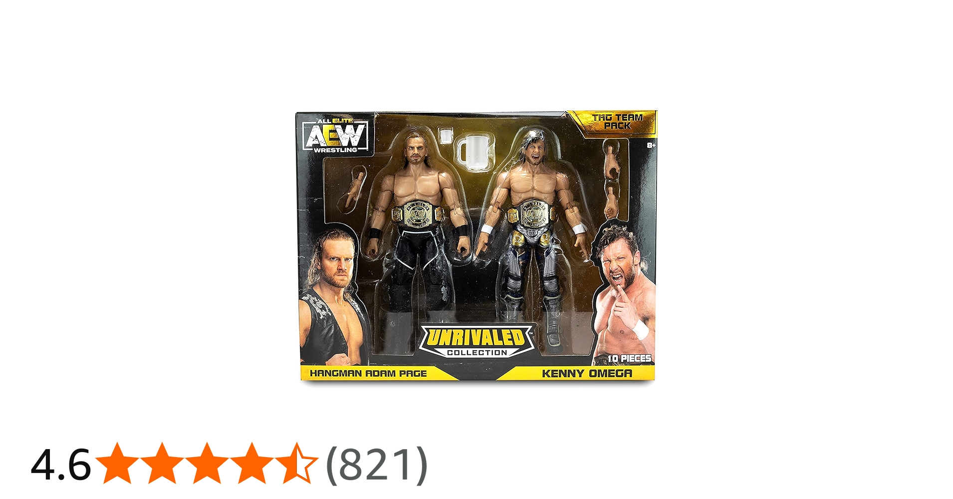 AEW AEW0146 Unrivaled Collection Tag Team Pack-Kenny Omega and