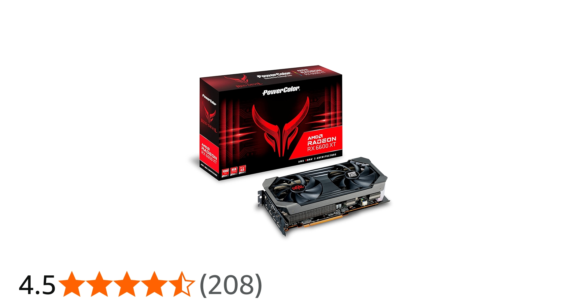 Amazon | POWERCOLOR AMD Radeon RX6600XT搭載 グラフィックボード
