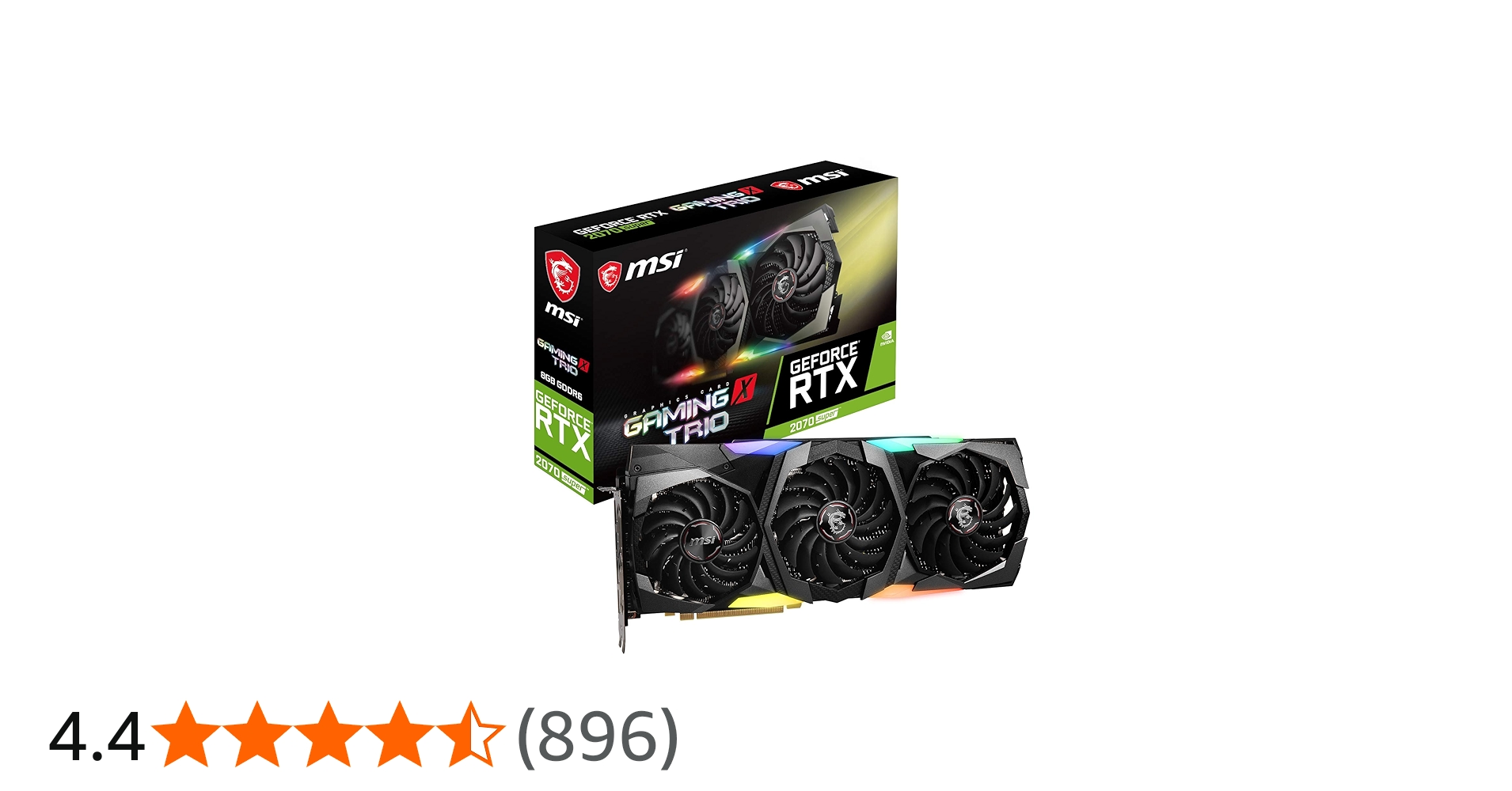 Amazon.co.jp: MSI GeForce RTX 2070 SUPER Gaming X TRIO Graphics