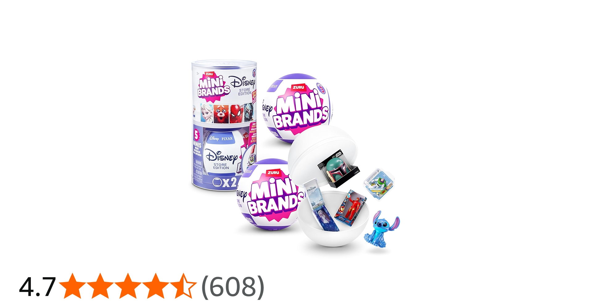 Amazon.co.jp: ZURUのミニブランドディズニーストアシリーズ3 (2パック