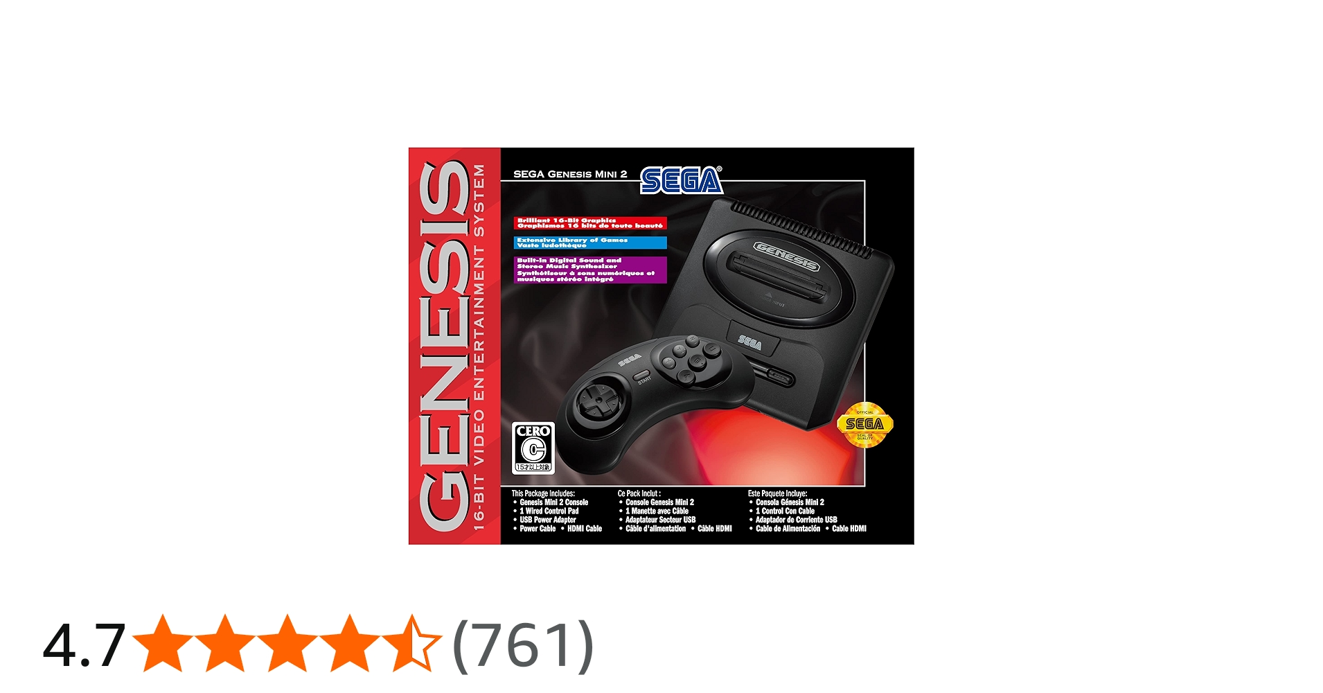 Amazon.co.jp: SEGA Genesis Mini 2 (セガ ジェネシス ミニ 2) : ゲーム