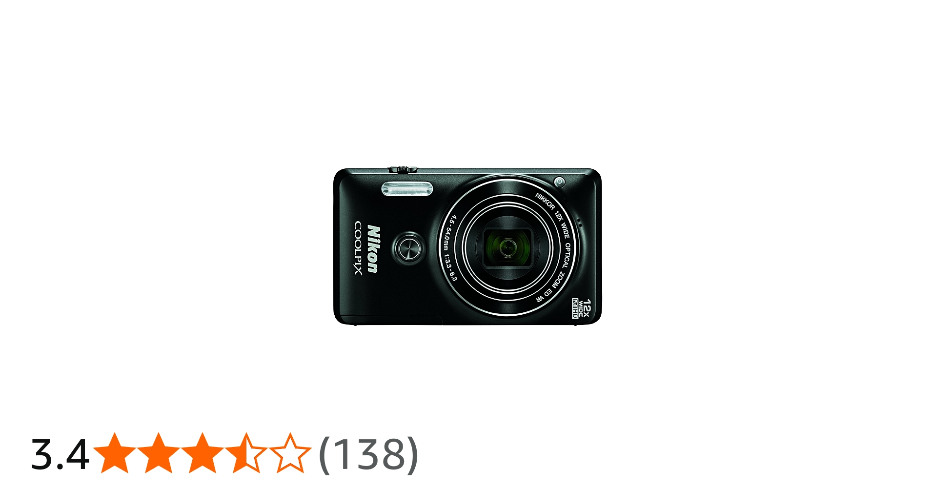 Amazon Canada: Nikon COOLPIX S6900 Digital Camera with 12x Optical