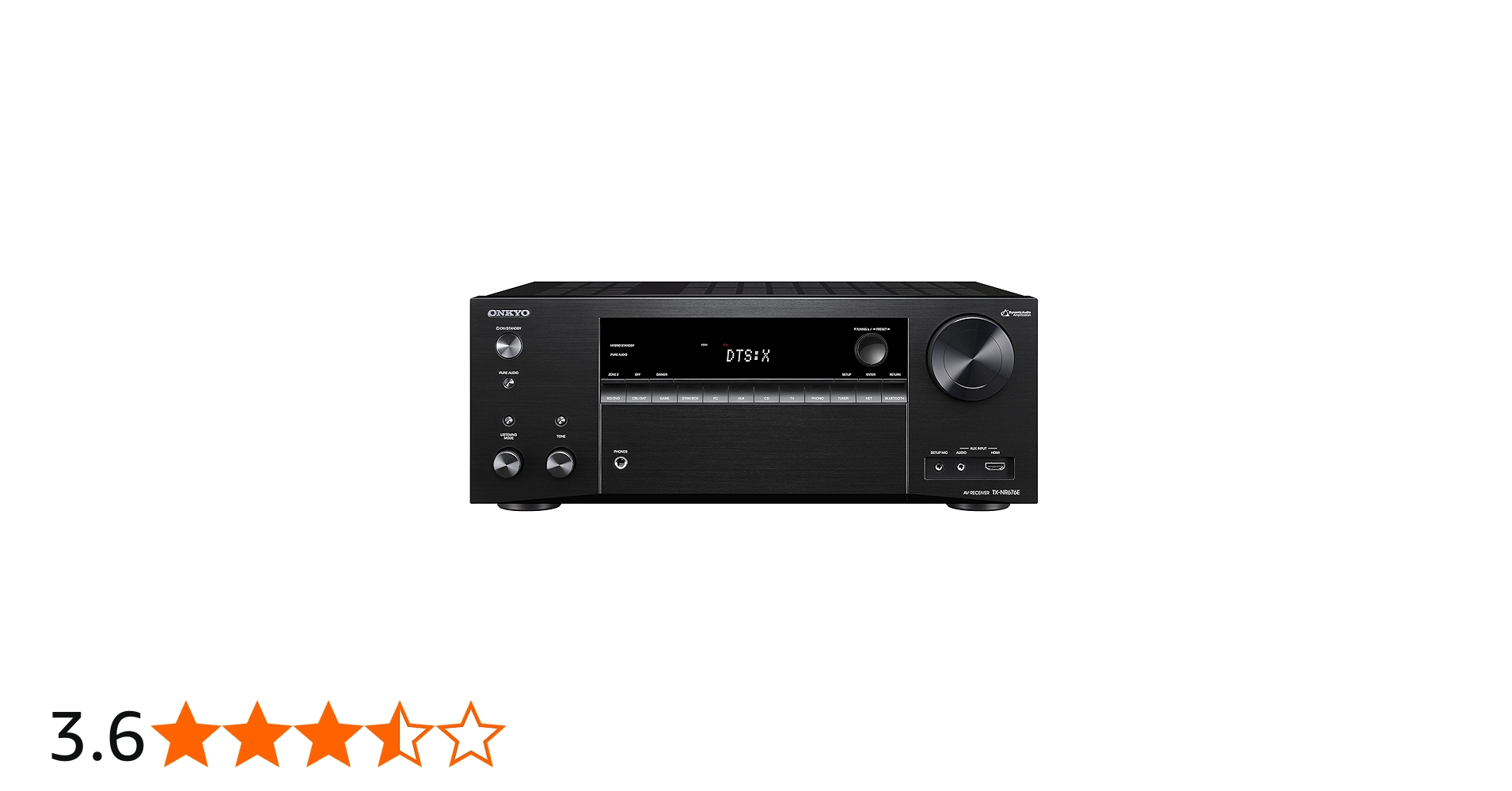 Amazon | ONKYO 7.2ch対応AVレシーバー TX-NR676E(B) | オンキヨー