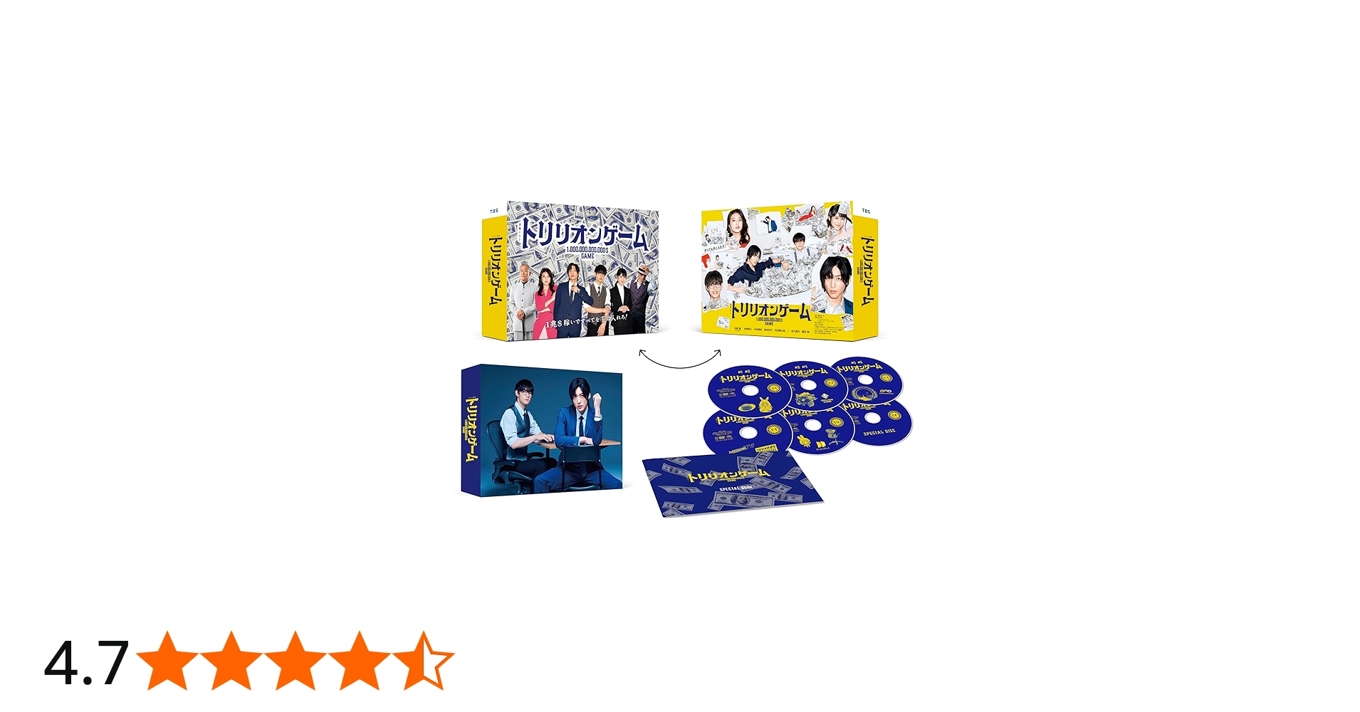 Amazon.co.jp: トリリオンゲーム DVD-BOX [DVD] : 目黒蓮, 佐野勇斗