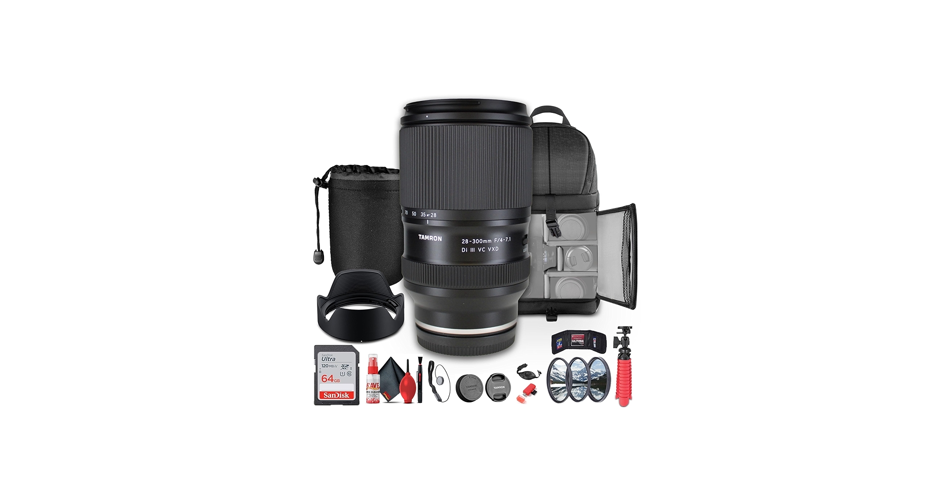 Amazon.com: Tamron 28-300mm f/4-7.1 Di III VC VXD Lightweight Lens