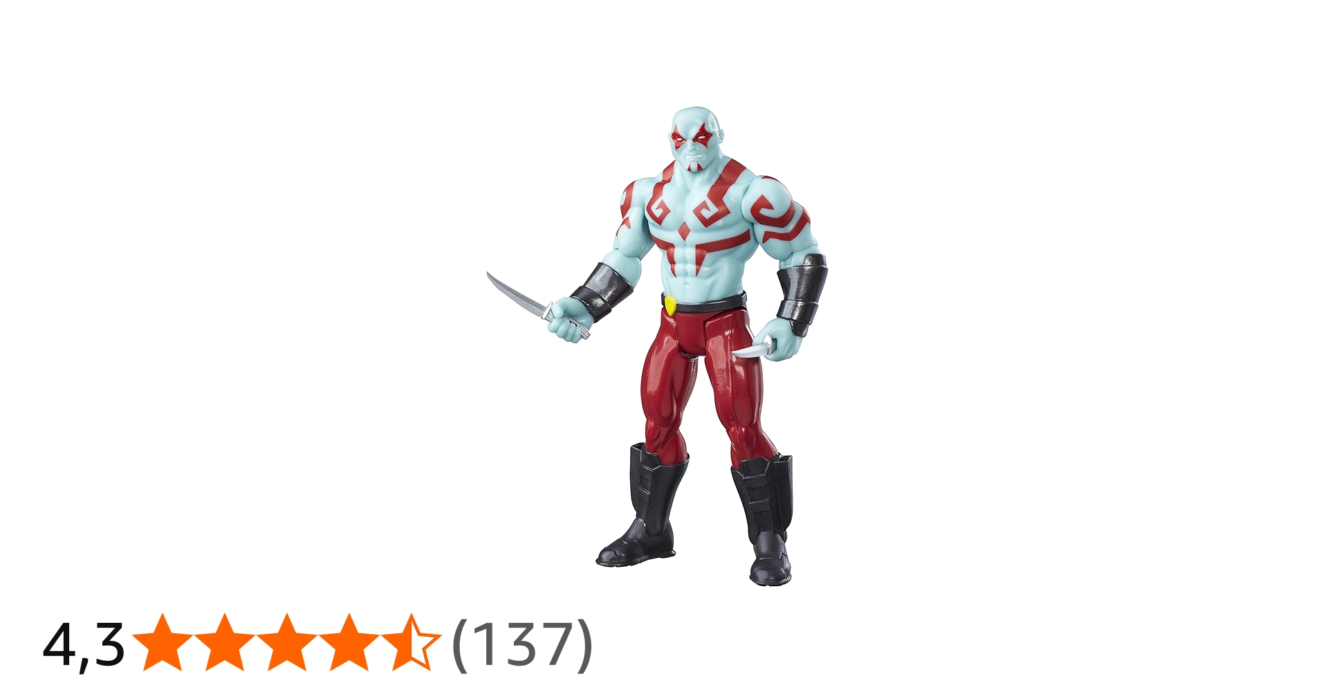 Marvel Guardians of the Galaxy 15cm Drax : Amazon.com.tr: Oyuncak
