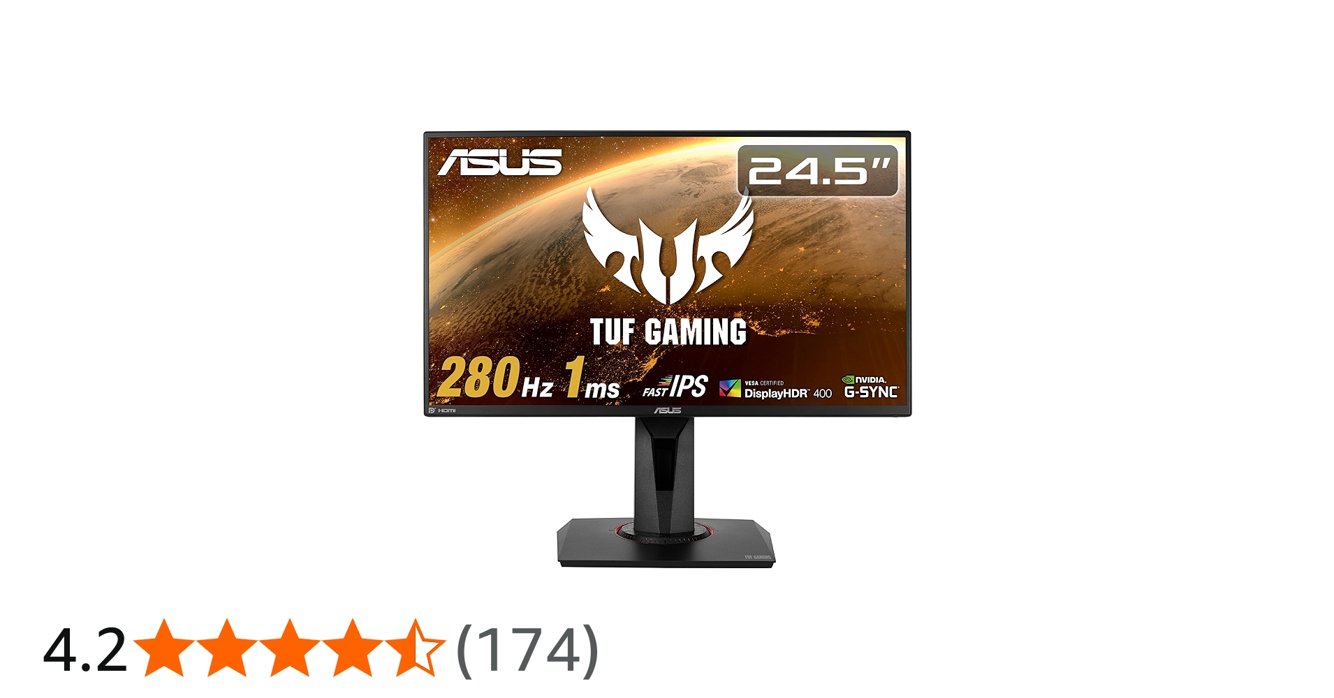 Amazon.co.jp: ASUS ゲーミングモニター TUF Gaming VG259QM 24.5