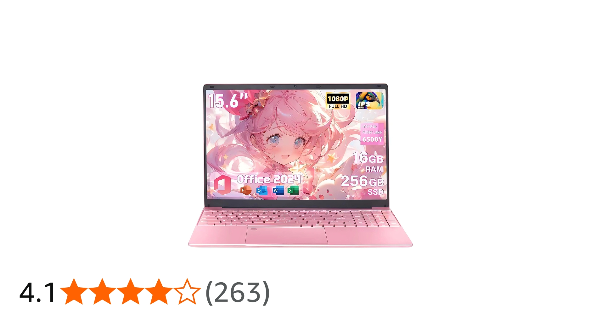 Amazon.co.jp: ノートパソコンピンク【Win 11/MS Office 2024搭載