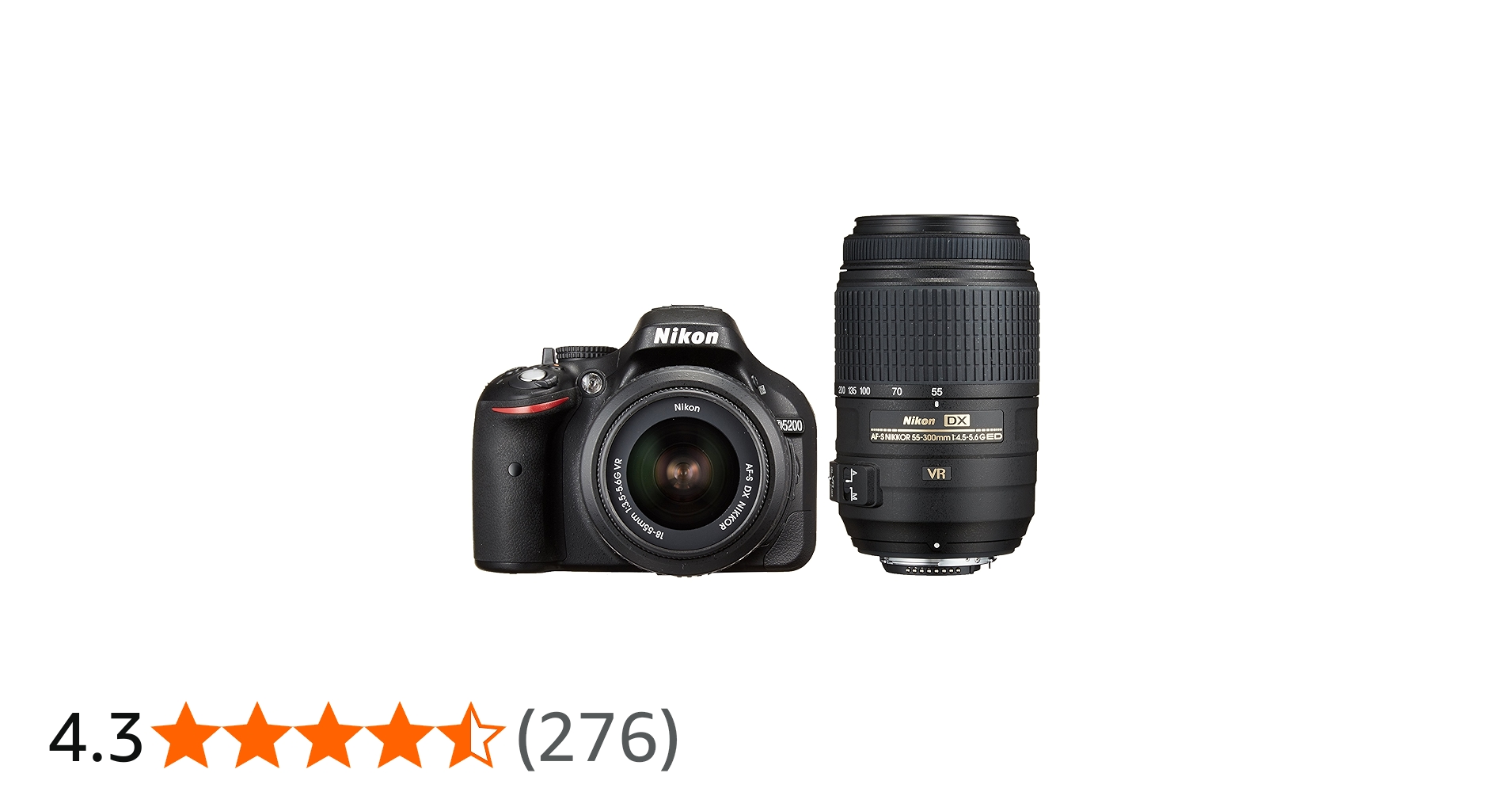 Amazon | Nikon デジタル一眼レフカメラ D5200 ダブルズームキット AF