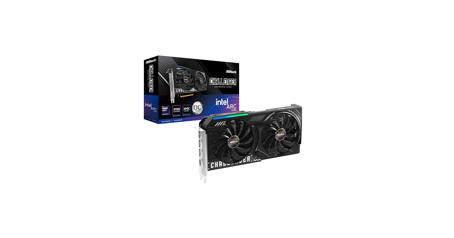 Amazon.com: ASRock Intel Arc B580 Challenger 12GB OC Graphics Card