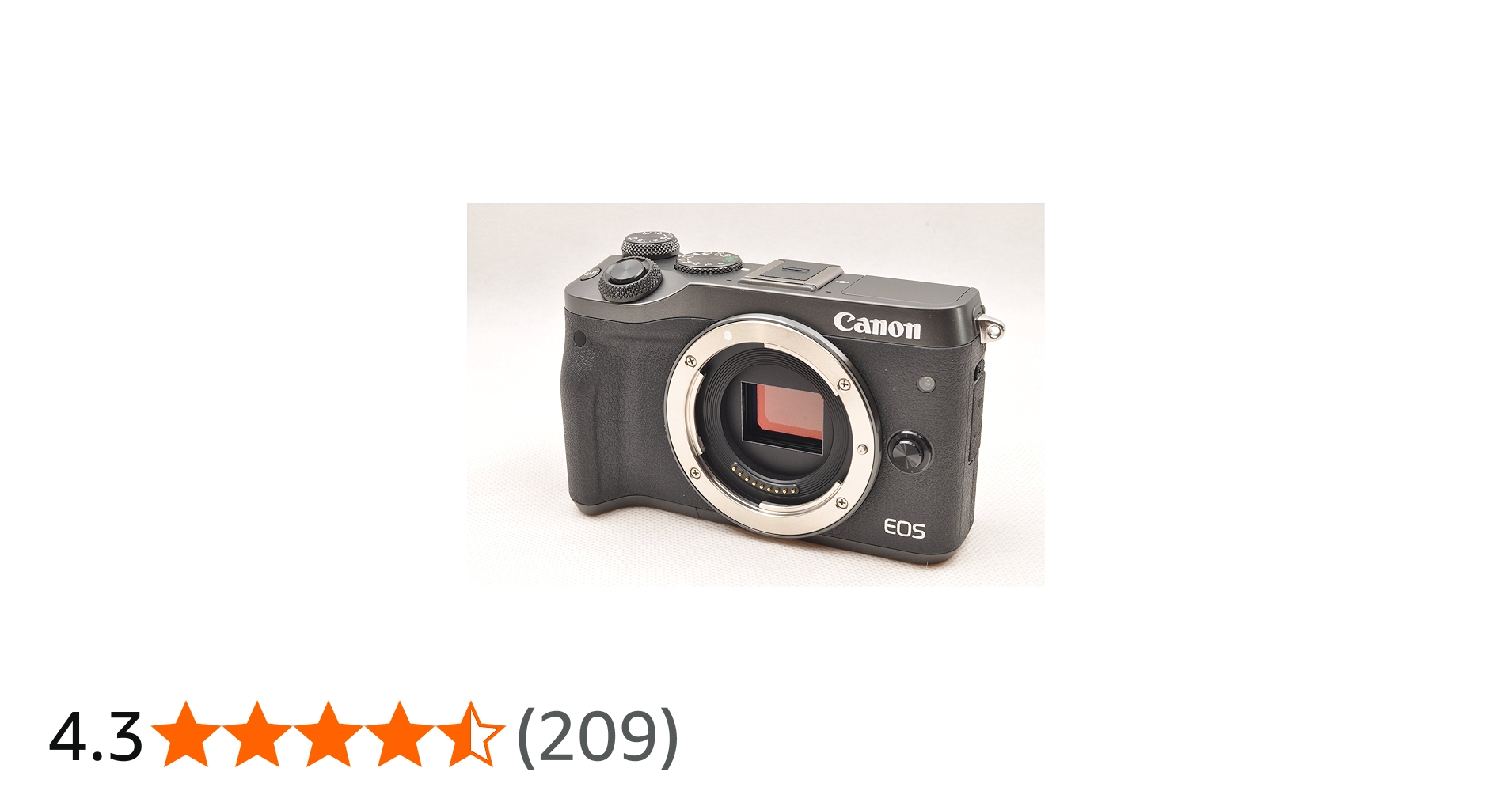 Amazon | Canon ミラーレス一眼カメラ EOS M6 ボディー(ブラック