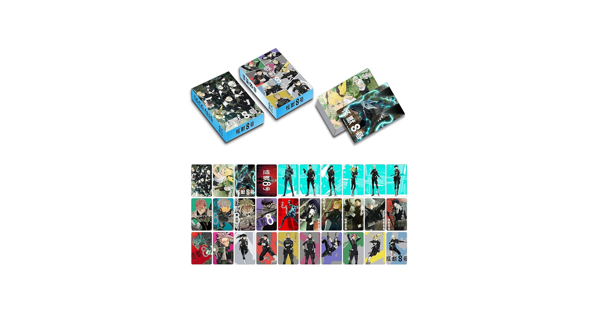 Amazon.co.jp: 怪獣8号 LOMOカード 30枚 トレカ 日比野カフカ 亜白ミナ