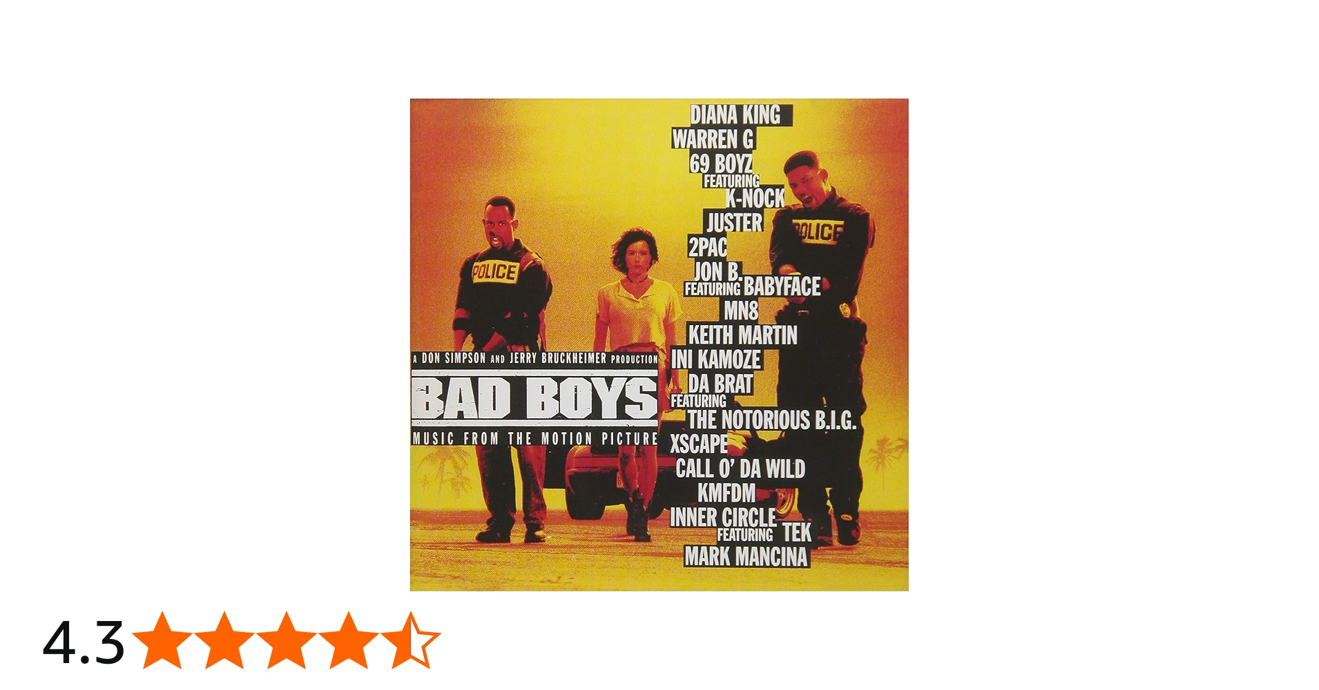 Amazon.co.jp: バッドボーイズ オリジナル・サウンドトラック(期間生産