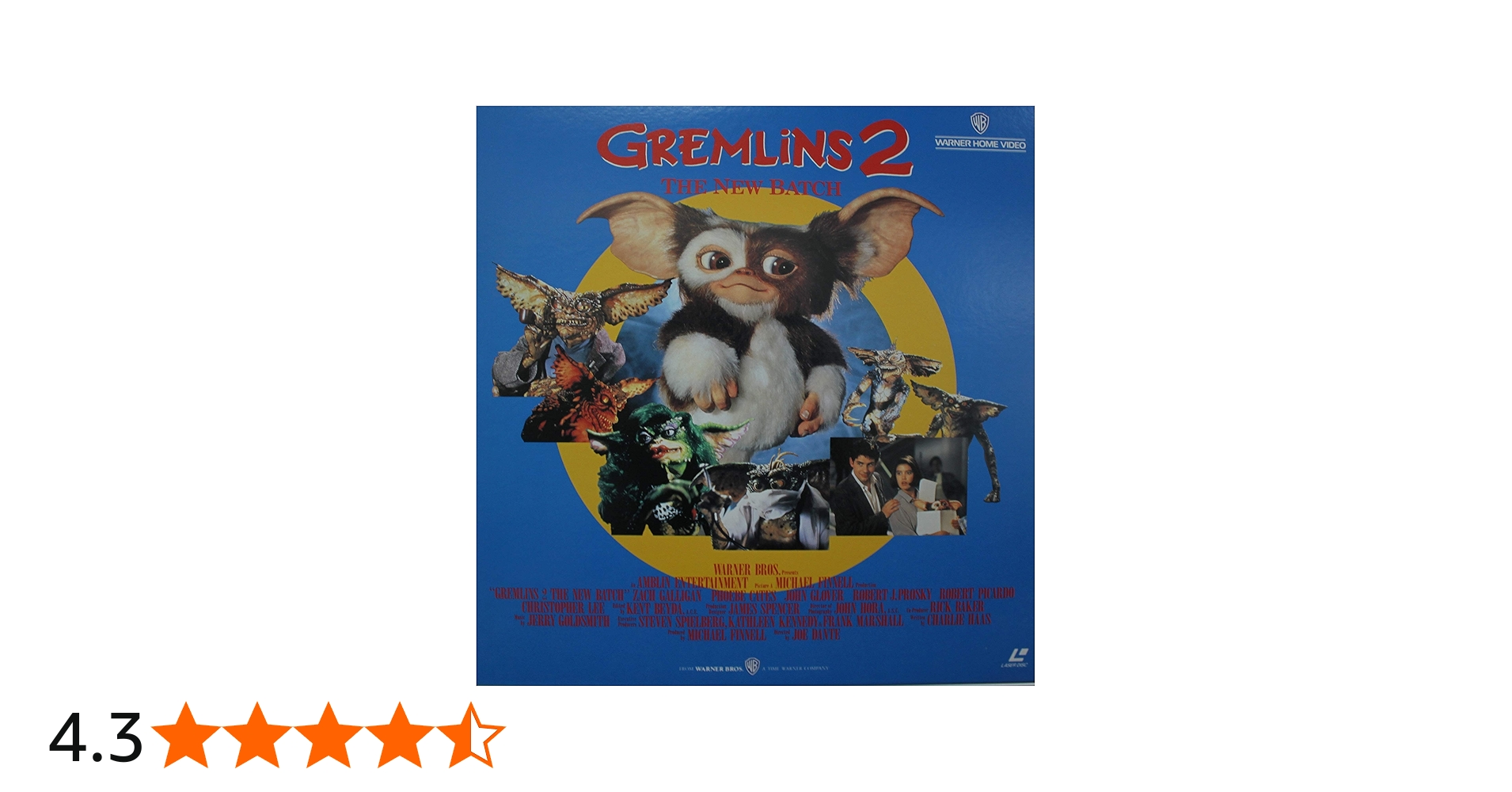 Amazon.co.jp: グレムリン2-新種誕生-(字幕スーパー版 [Laser Disc