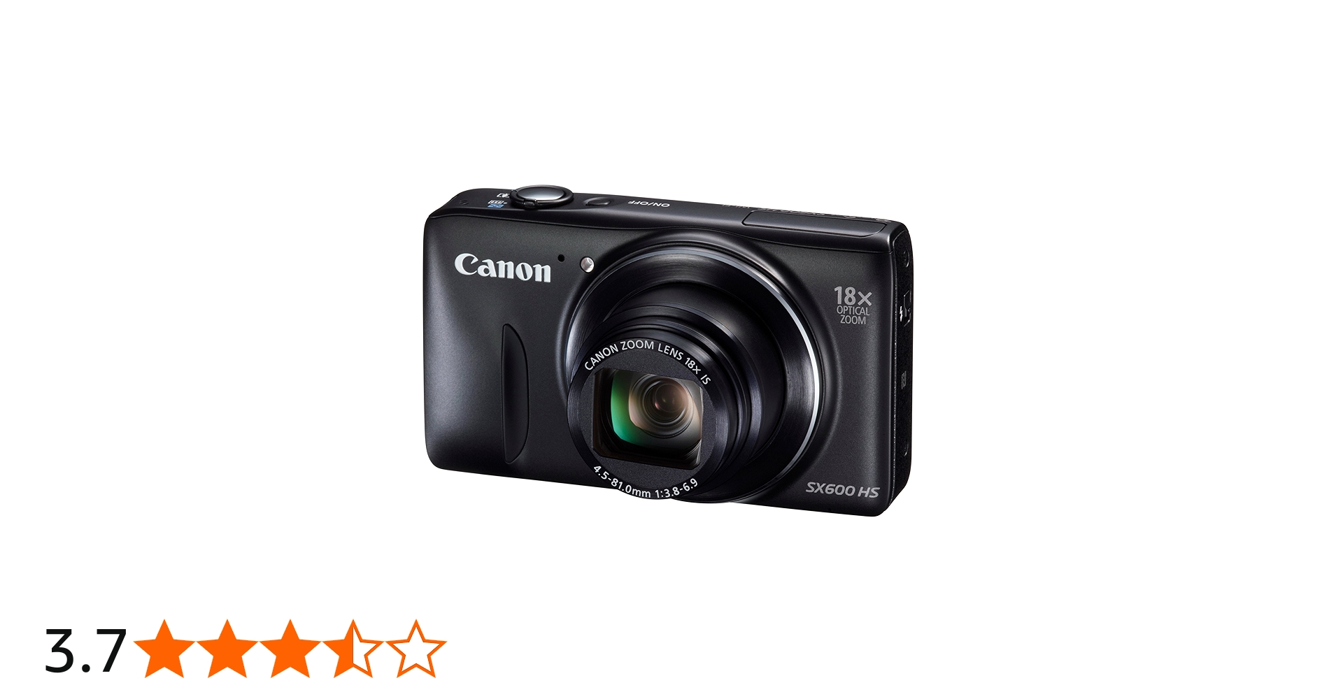 Amazon | Canon デジタルカメラ Power Shot SX600 HS ブラック 光学18