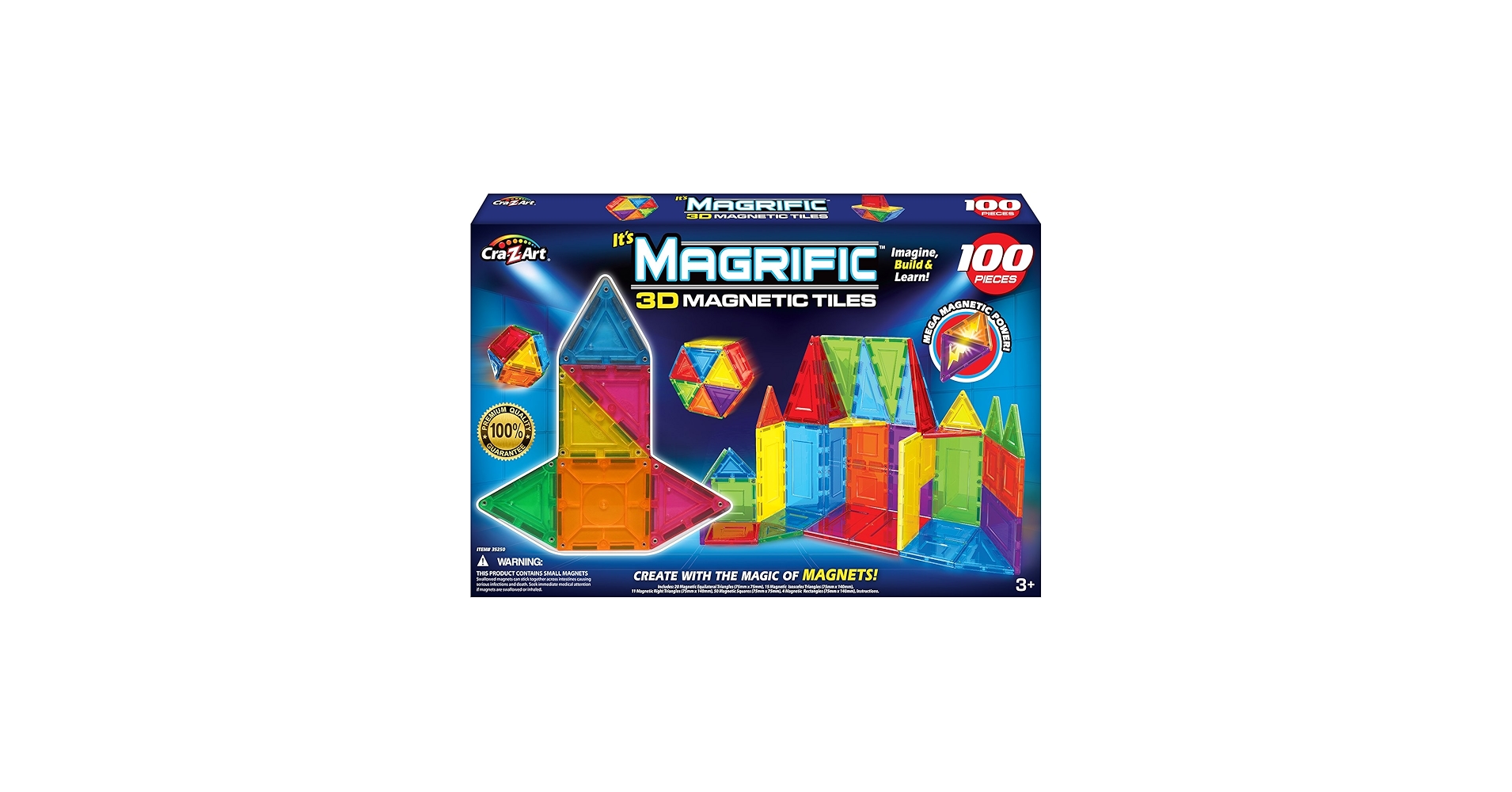 Amazon.com: Cra-Z-Art Magrific Magnetic Set (100-Piece) : Toys & Games