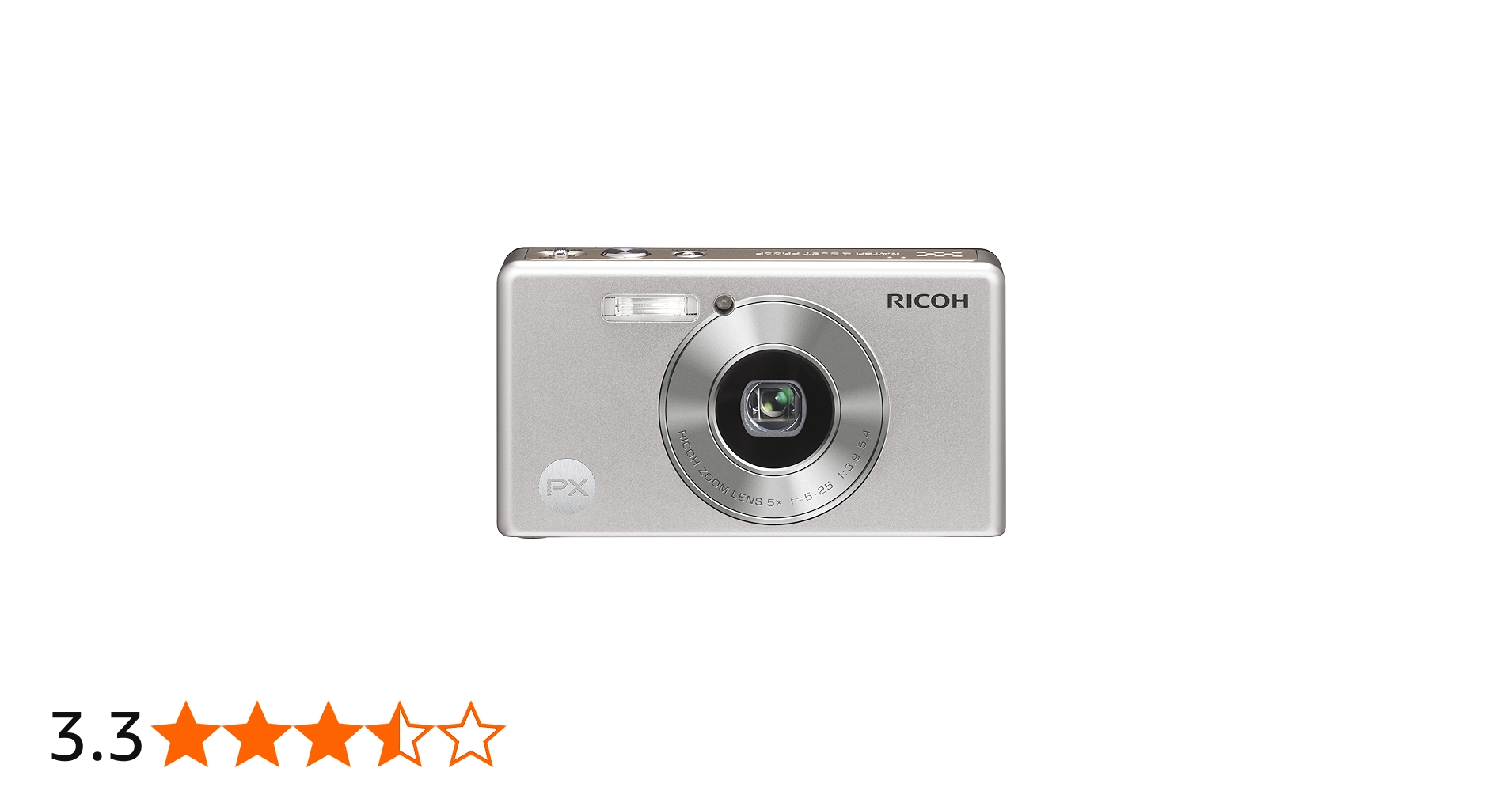 Amazon | RICOH 防水デジタルカメラ PX シャンパンシルバー PXCS