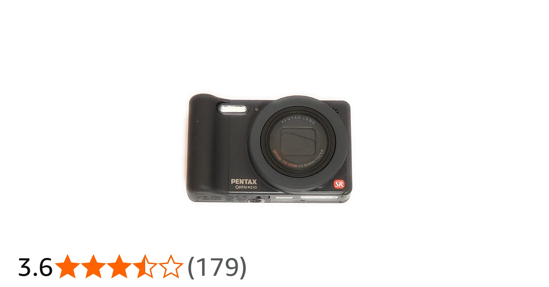 Amazon.co.jp: Pentax Digital Camera, Optio RZ10, Classic Black, 14