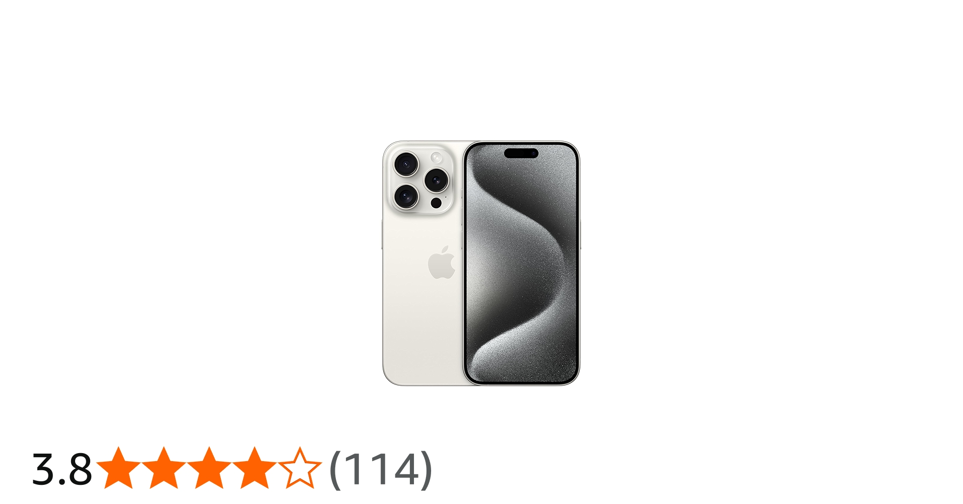 Amazon | 【整備済み品】 Apple iPhone 15 Pro 128GB ホワイト