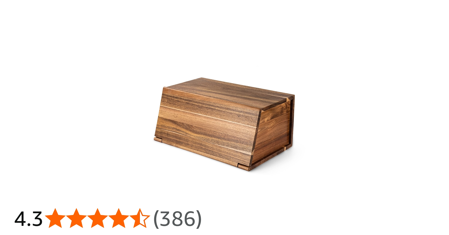 Amazon.co.jp: KITEISCAT アカシア 木製ブレッドボックス