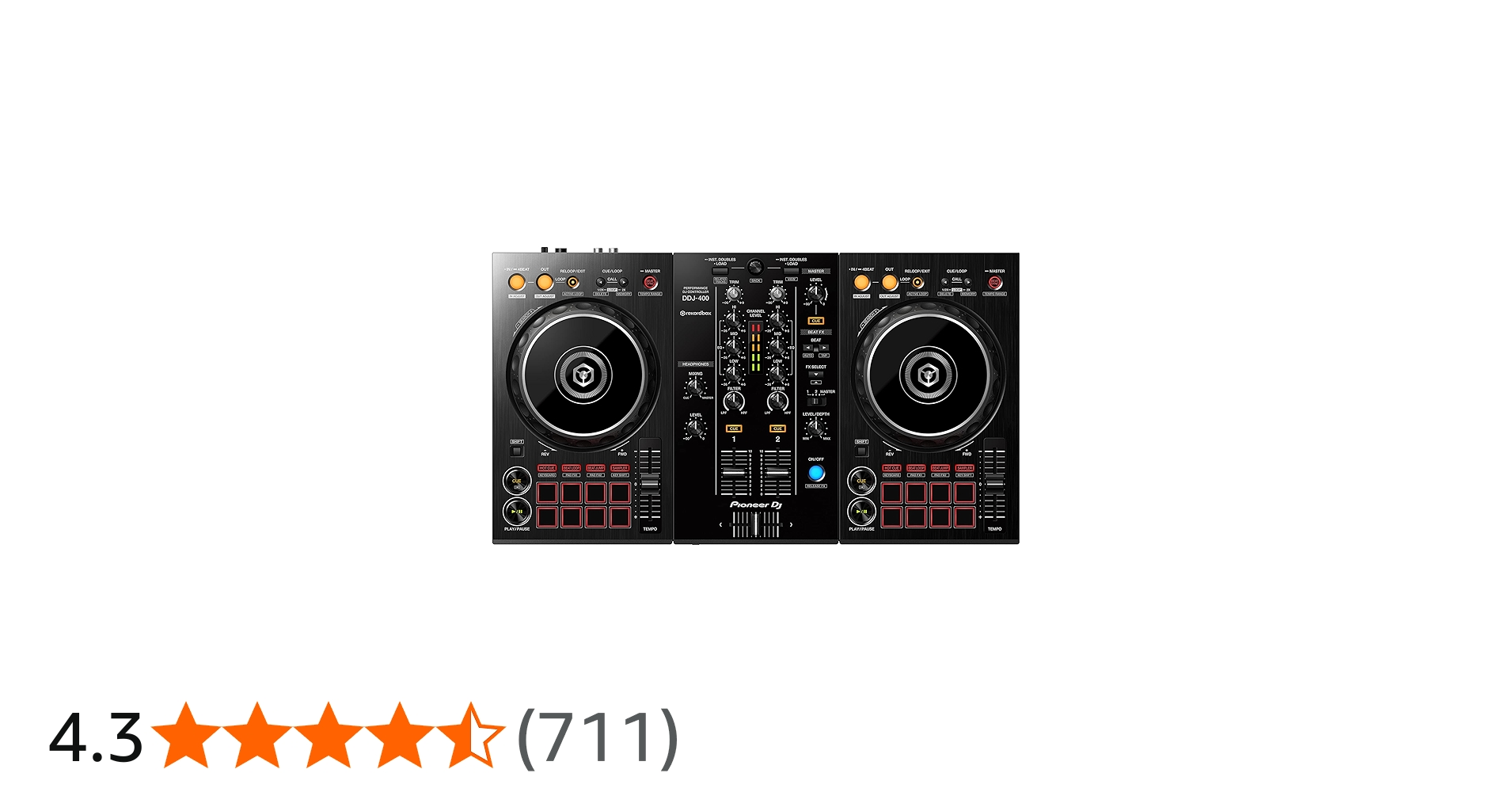 Amazon | Pioneer DJ パフォーマンスDJコントローラー DDJ-400 | DJ