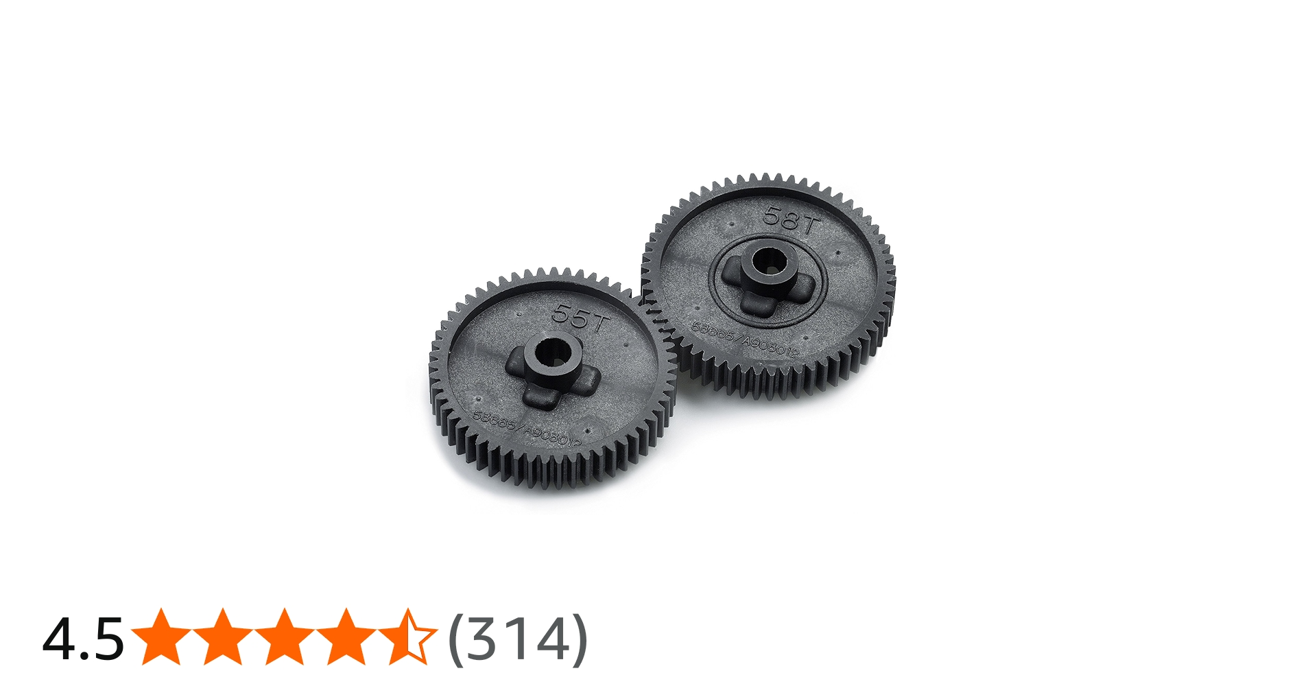 Amazon | タミヤ HOP-UP OPTIONS OP-665 TT-01スパーギヤ (55T/58T