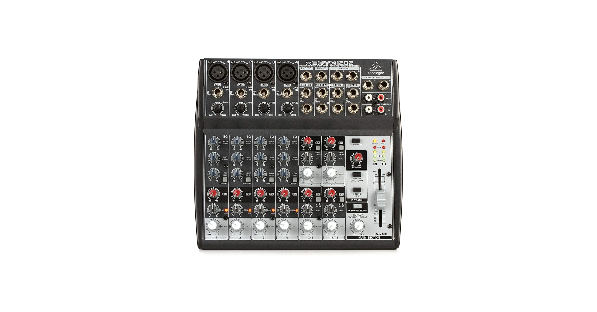 Amazon.com: Behringer Xenyx 1202 Premium 12-Input 2-Bus Mixer With