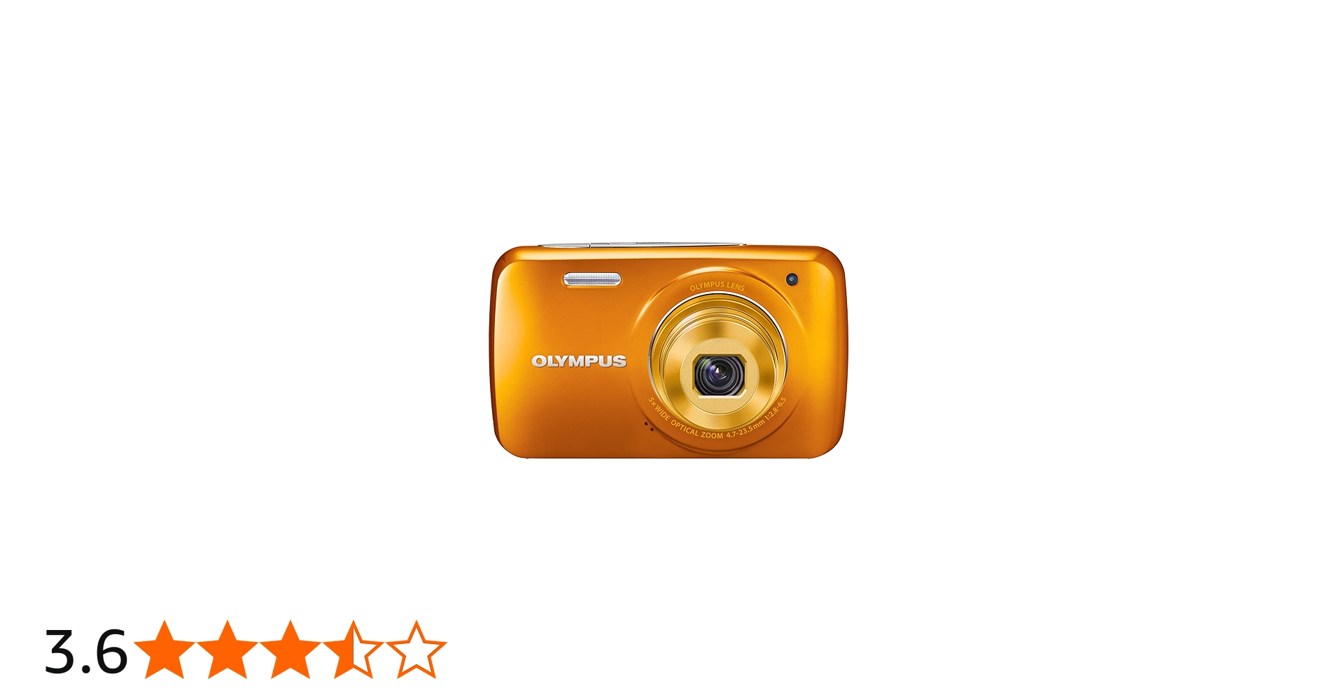 Amazon | OLYMPUS デジタルカメラ VH-210 オレンジ 1400万画素 光学5倍