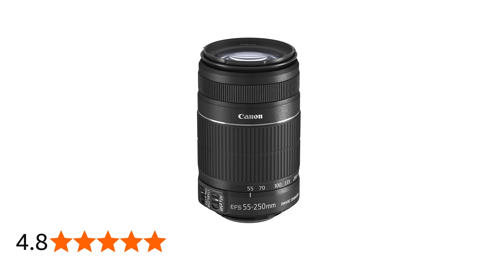 Canon EF-S 55-250mm f/4-5.6 IS II Lens: Amazon.co.uk: Electronics